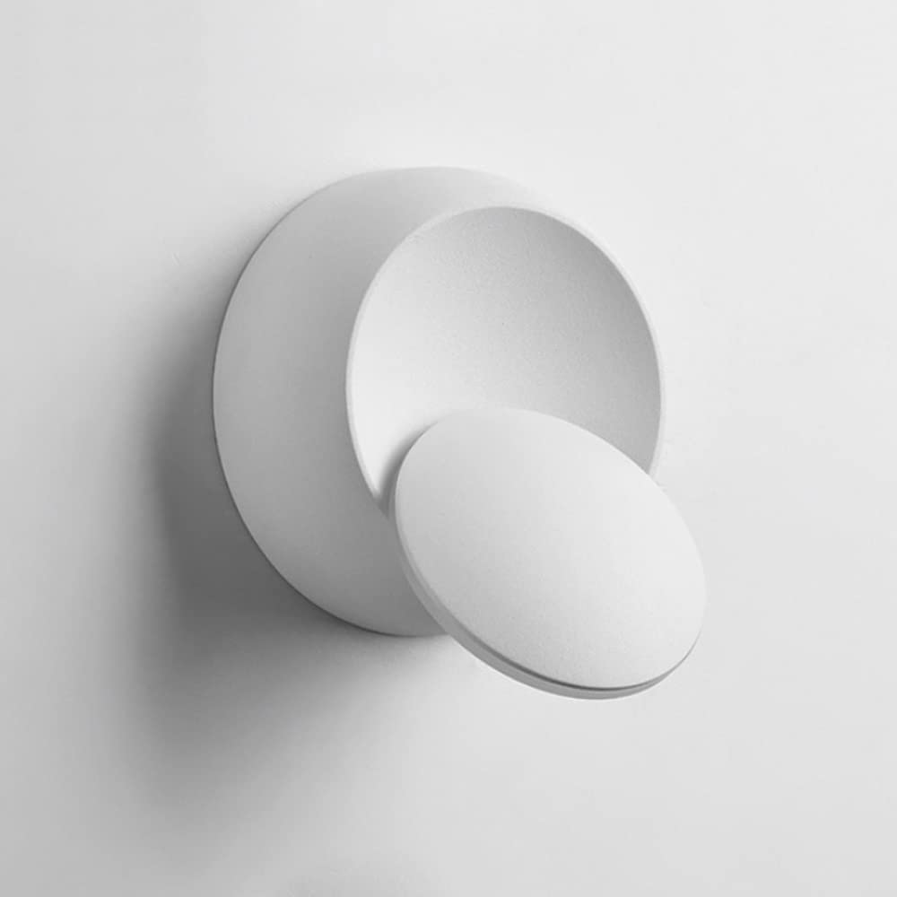 360° Adjustable Modern LED Wall Sconce Light - 6W Warm/White Light Wall Mounted Lamp for Living Room, Bedroom, Hallway - Perfect for Reading, Accent Lighting & Wall Washing