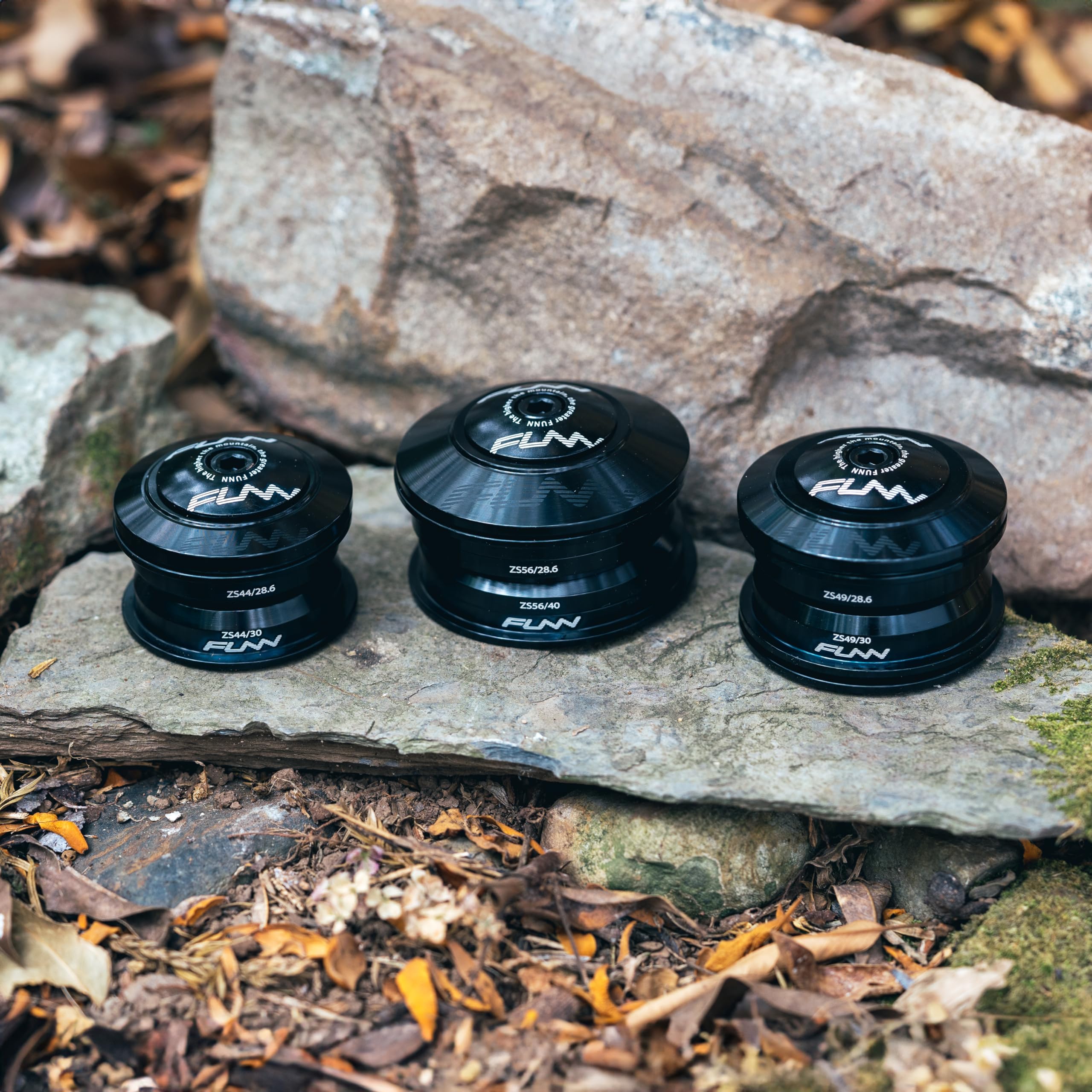 Premium FUNN Downhill Lower Headset with Angular Contact Bearings - High-Performance Steering System for Mountain Bikes, BMX, Road & Gravel Bikes | Ideal for Downhill Racing, Trail Riding & Off-Road Adventures