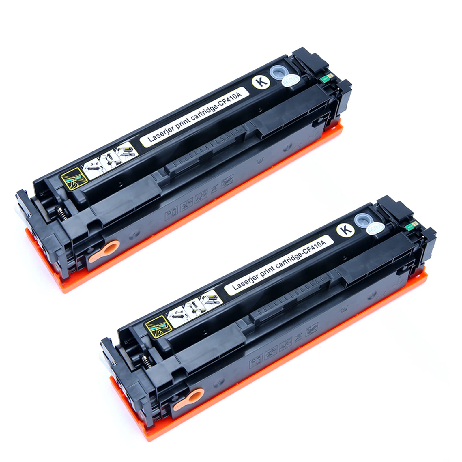 HP 410A Compatible Toner Cartridge Replacement (2-Pack Black) - High-Quality Printing for HP Color LaserJet Pro MFP M377dw/M452 Series/M477fdw Printers | Perfect for Office Documents, Business Reports & Home Printing Needs