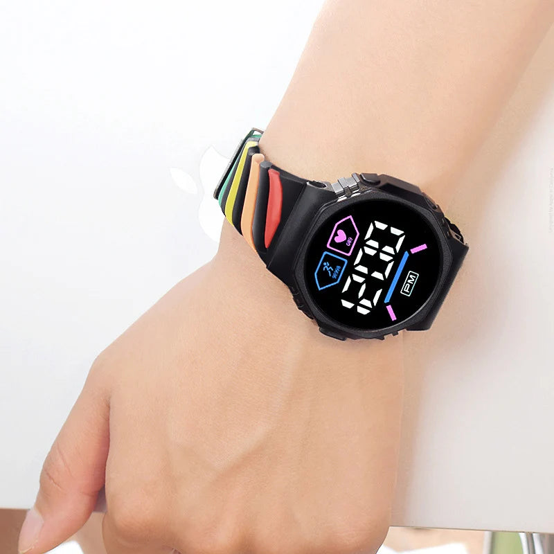 Digital Wristwatch for Men & Women - Waterproof Smart Watch with Fitness Tracker, Heart Rate Monitor & Sleep Tracking - Perfect for Running, Swimming & Everyday Use