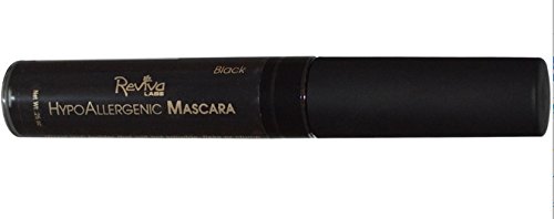 Reviva Labs Black Mascara - 0.25 Oz (Case of 12) | Volumizing & Lengthening for Everyday Glam & Special Occasions