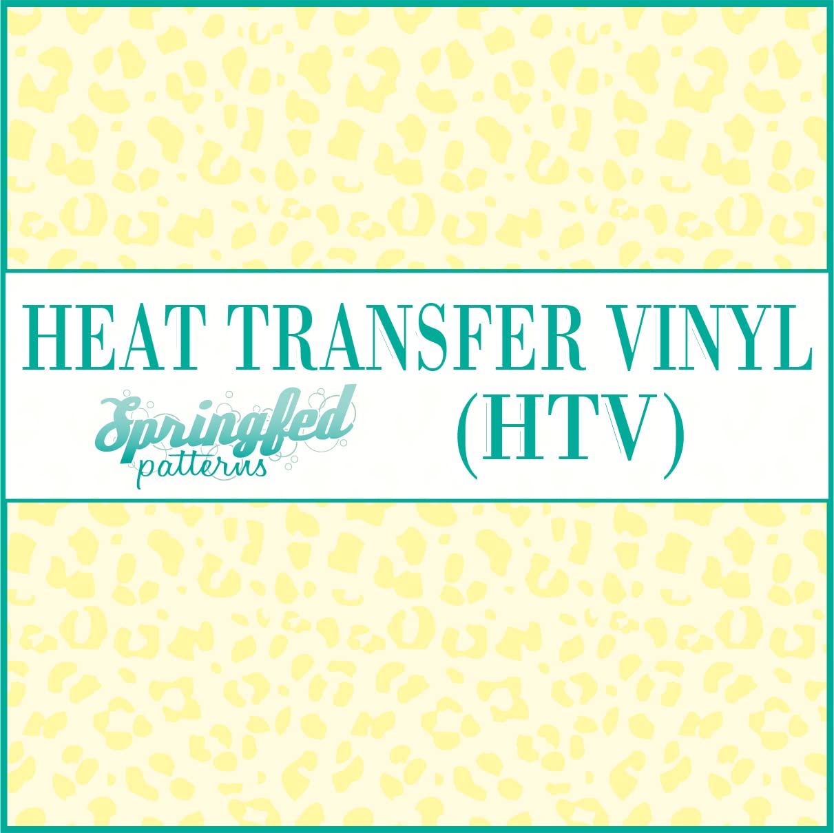 Light Yellow Leopard Spots Heat Transfer Vinyl (HTV) - 12x36 Inch Cheetah Print Sheet for DIY T-Shirts, Tote Bags & Crafts | Premium HTV for Clothing, Apparel & Fabric Projects