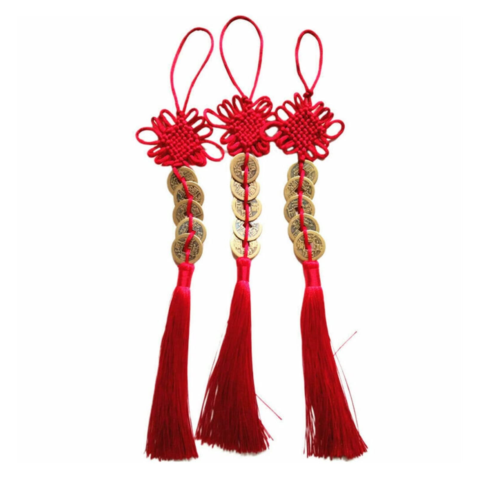 Chinese Knot Cord Kit - Red Peking Opera Tassel Rope, Feng Shui Lucky Knot Keychain for Home Decor, Spring Festival Gifts & Chinese New Year Decorations - Perfect for Wall Hangings, Door Decor, and Cultural Gift Giving