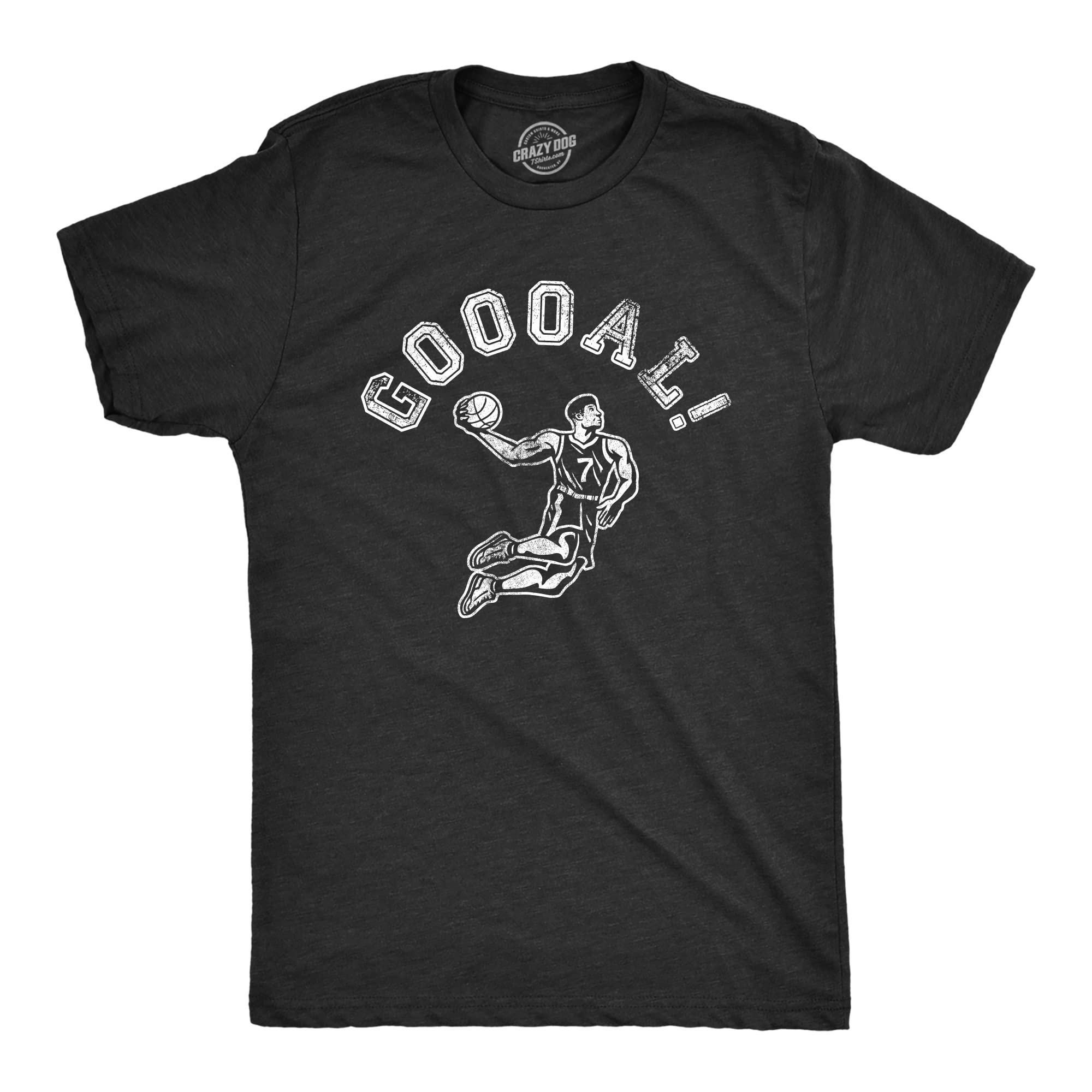 Funny Sarcastic Wrong Sport Joke Basketball T-Shirt for Men | Crazy Dog T-Shirts | Perfect Gift for Basketball Fans, Gym Wear & Casual Outfits