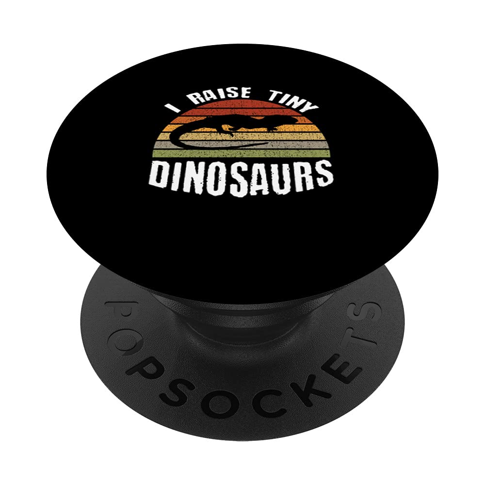 Funny Red Ackie Spiny-Tailed Monitor Lizard PopSocket - Swappable PopGrip for Reptile Lovers | Perfect Gift for Pet Owners & Herp Enthusiasts | Use on Phones, Tablets & Laptops