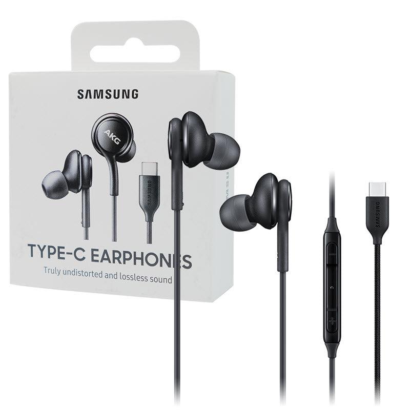 Samsung AKG Wired Earphones with 3.5mm & USB Type C Connectors - Noise Isolating In-Ear Headphones for Smartphones, Laptops, Music & Gaming