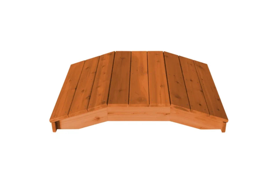 Premium Wooden Plank Bridge for DIY Projects, Garden Decor, and Model Train Scenes - Durable Natural Wood Miniature Bridge for Crafts, Landscaping, and Railroad Displays