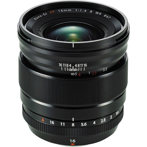 Fujifilm Fujinon XF 16mm f/1.4 R WR Lens - Wide Angle Prime Lens for Fujifilm X-Mount Cameras | Weather Resistant | Ideal for Landscape, Street & Low Light Photography