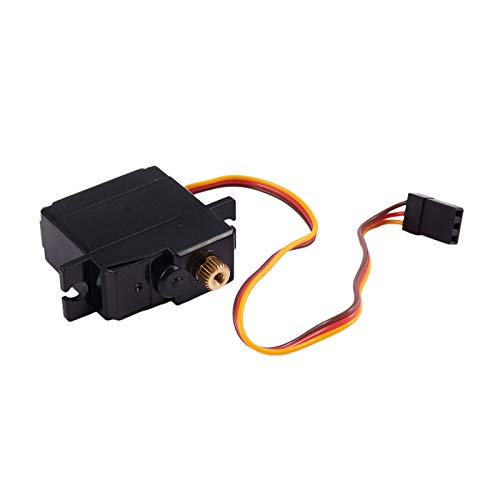 High Torque Three-Wire Metal Gear Servo for WLtoys 144001, A959-B, A979-B RC Off-Road Cars - Upgrade & Replacement Part - Durable & Precise for Racing, Crawling & Bashing (Black & Blue)