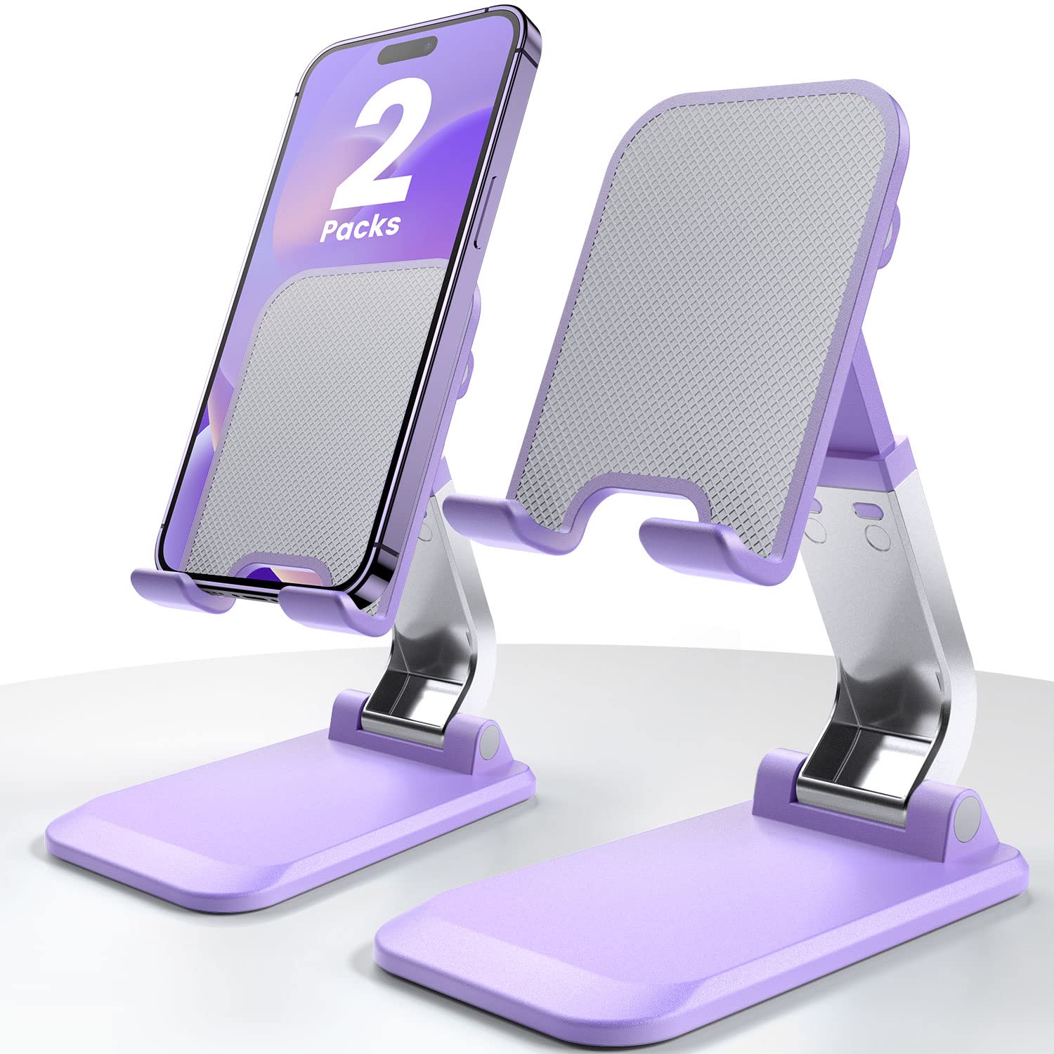 eSamcore Adjustable Foldable Phone Stand Holder for iPhone & iPad (4