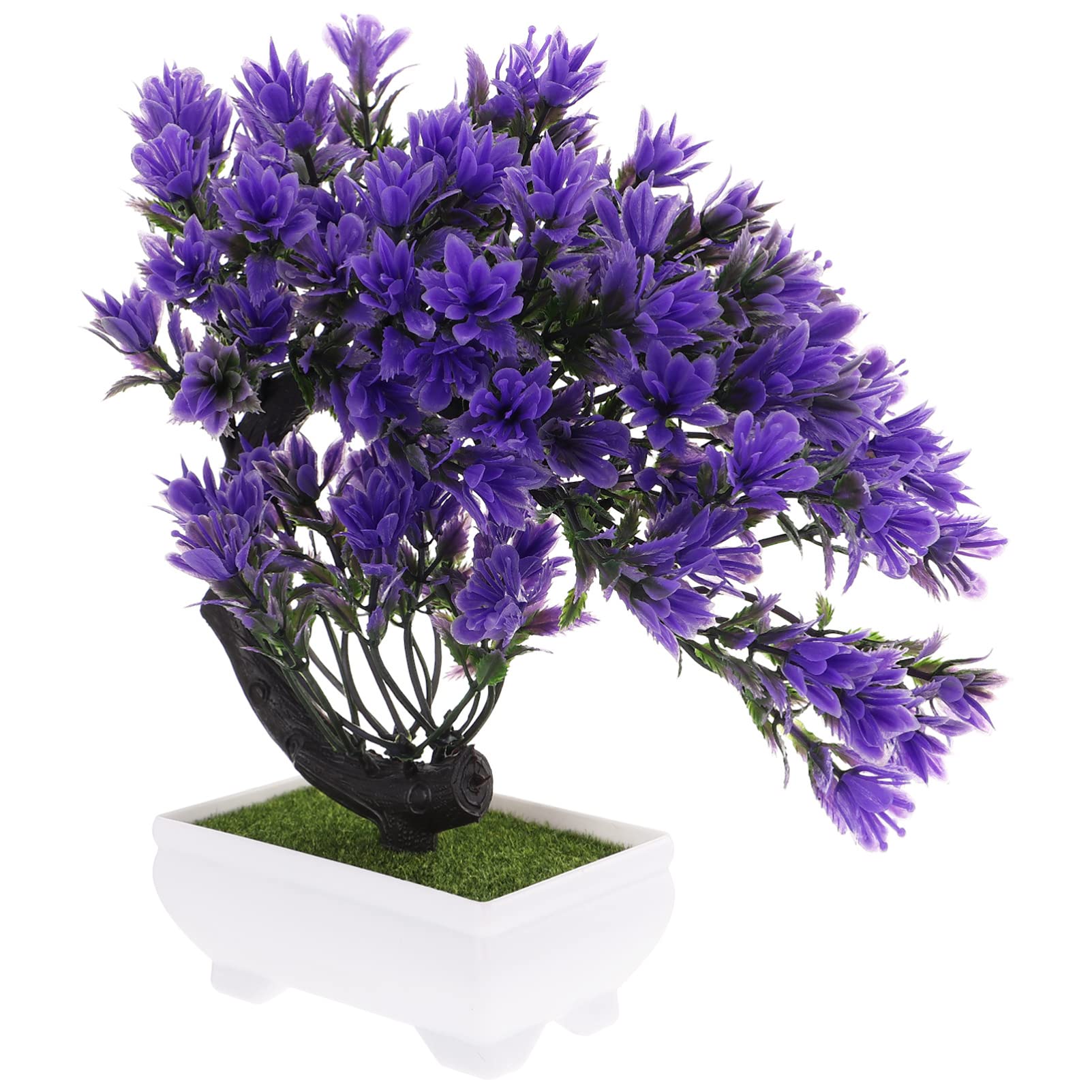ERINGOGO Artificial Plants Indoor - Realistic Fake Flower Bonsai Decor for Dining Table, Living Room, Office Desk | Low Maintenance Home & Office Decoration
