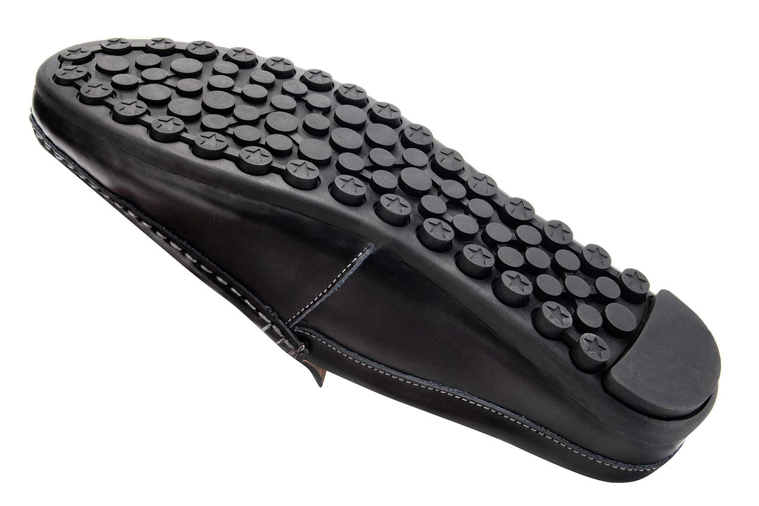 Men's Classic Leather Slippers - Comfortable Backless Loafers for Office, Casual & Home Use | Indoor/Outdoor House Shoes for Relaxing & Lounging