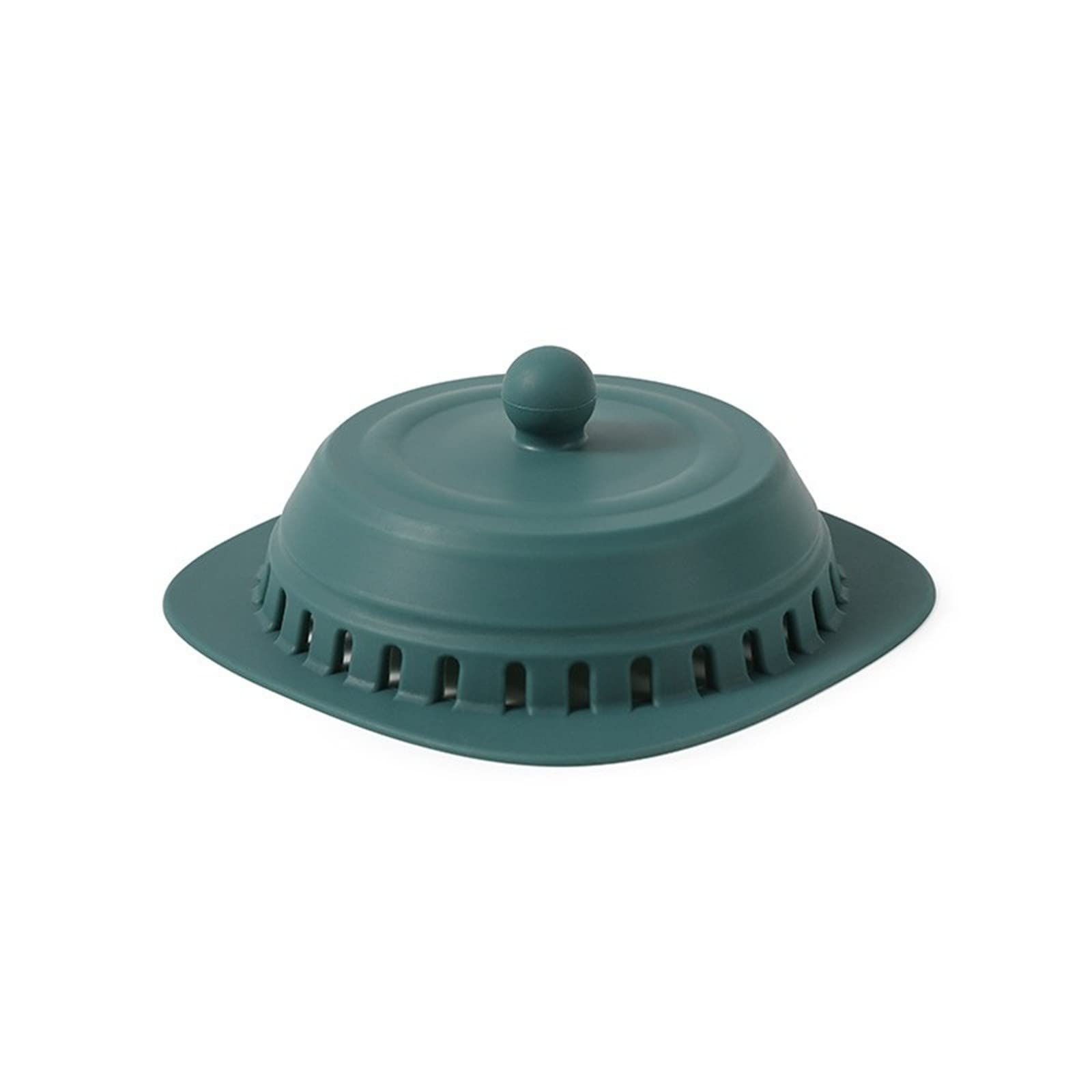 Premium Army Green Hair Catcher & Drain Strainer for Bathroom Sinks, Showers, Tubs & Kitchen Faucets - Universal One Size Fits All - Prevent Clogged Drains & Maintain Clean Plumbing