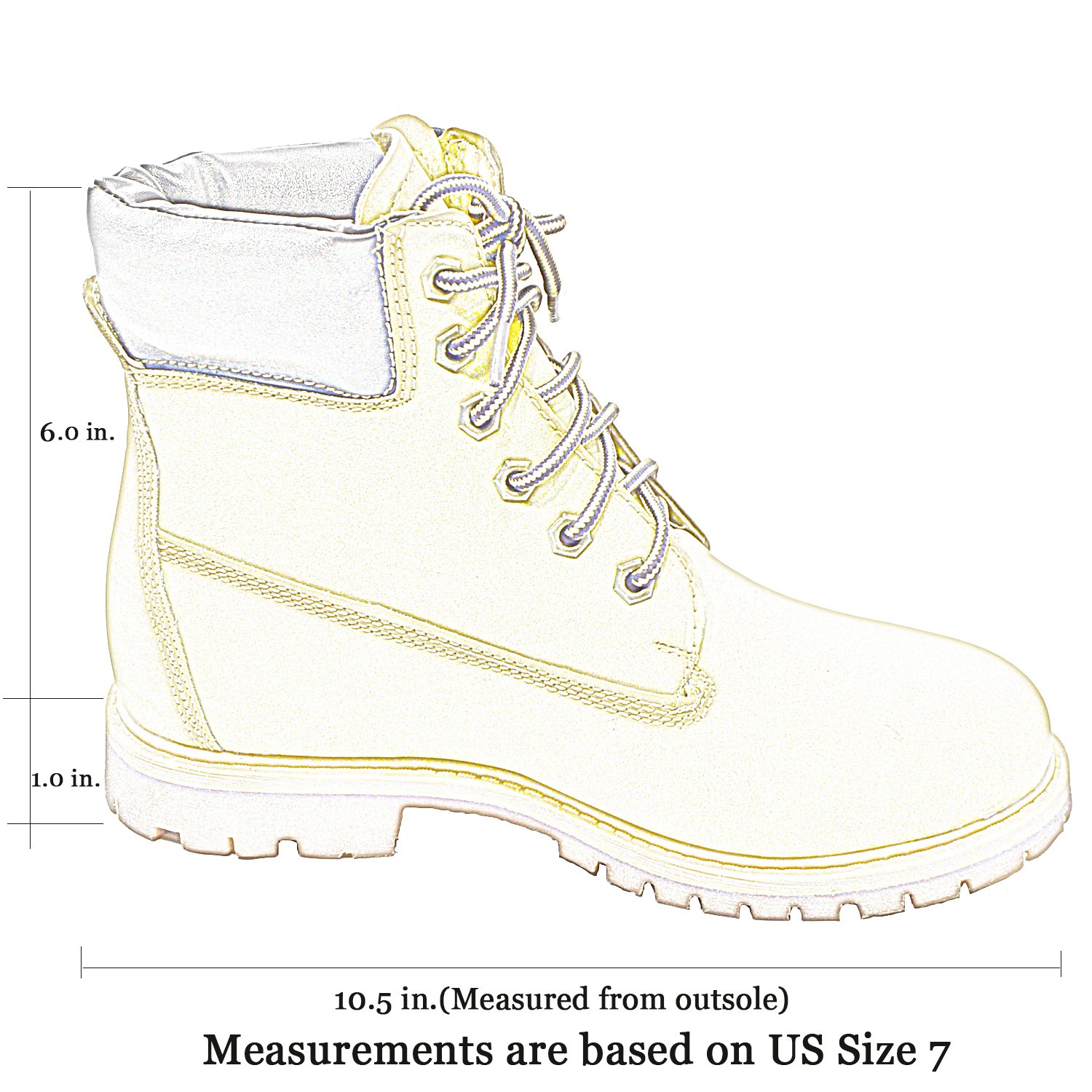 Women's Ankle Boots Lace Up Hiking Work Shoes - Comfortable Padded Design for Outdoor Activities & Casual Wear (Tan) | Perfect for Hiking, Walking & Everyday Fashion