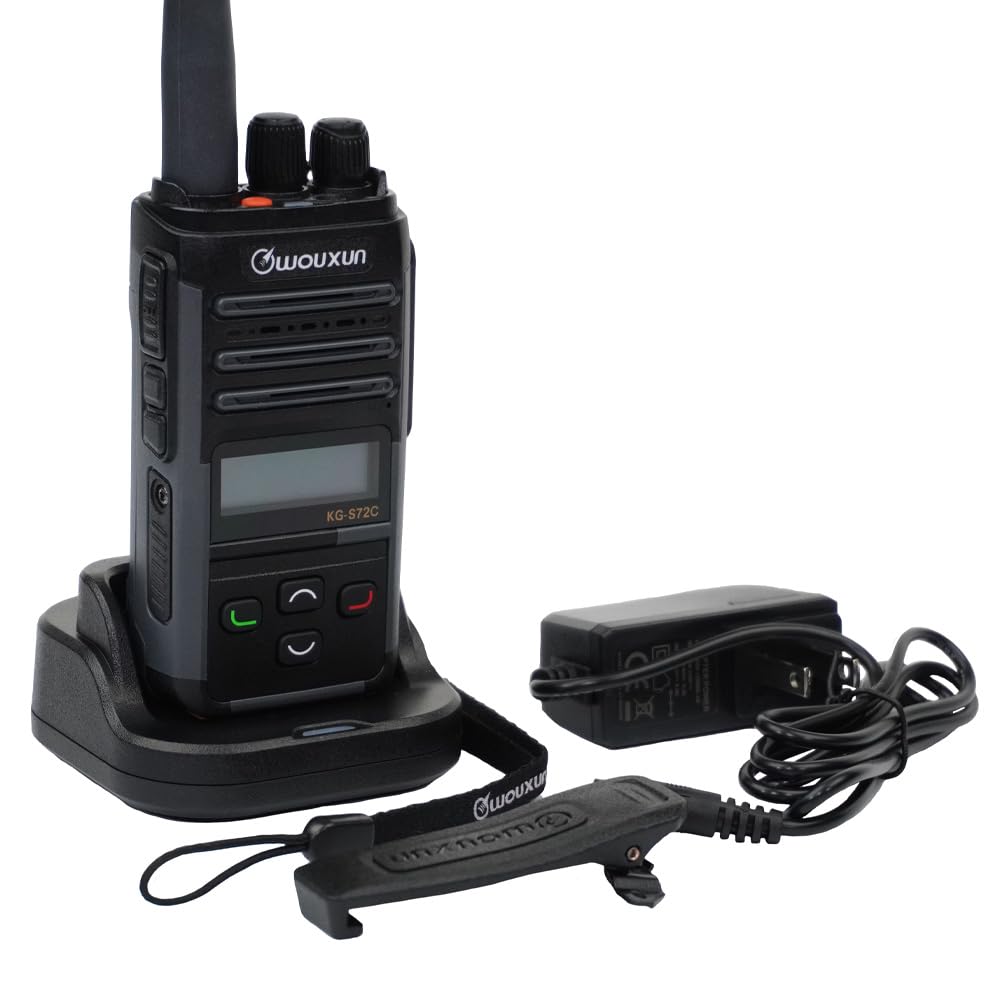Wouxun KG-S72C Portable Handheld AM/FM CB Radio with USB-C Charging - Long Range Two Way Radio for Truckers, Camping & Emergency Communication