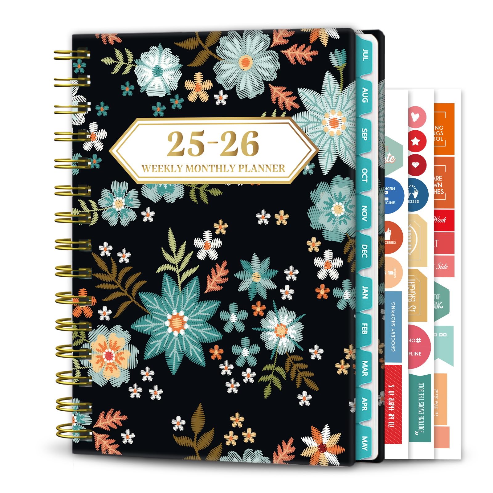 Ymumuda 2025-2026 Academic Planner - 12 Month Weekly & Monthly Organizer from July 2025 to June 2026, 8.4