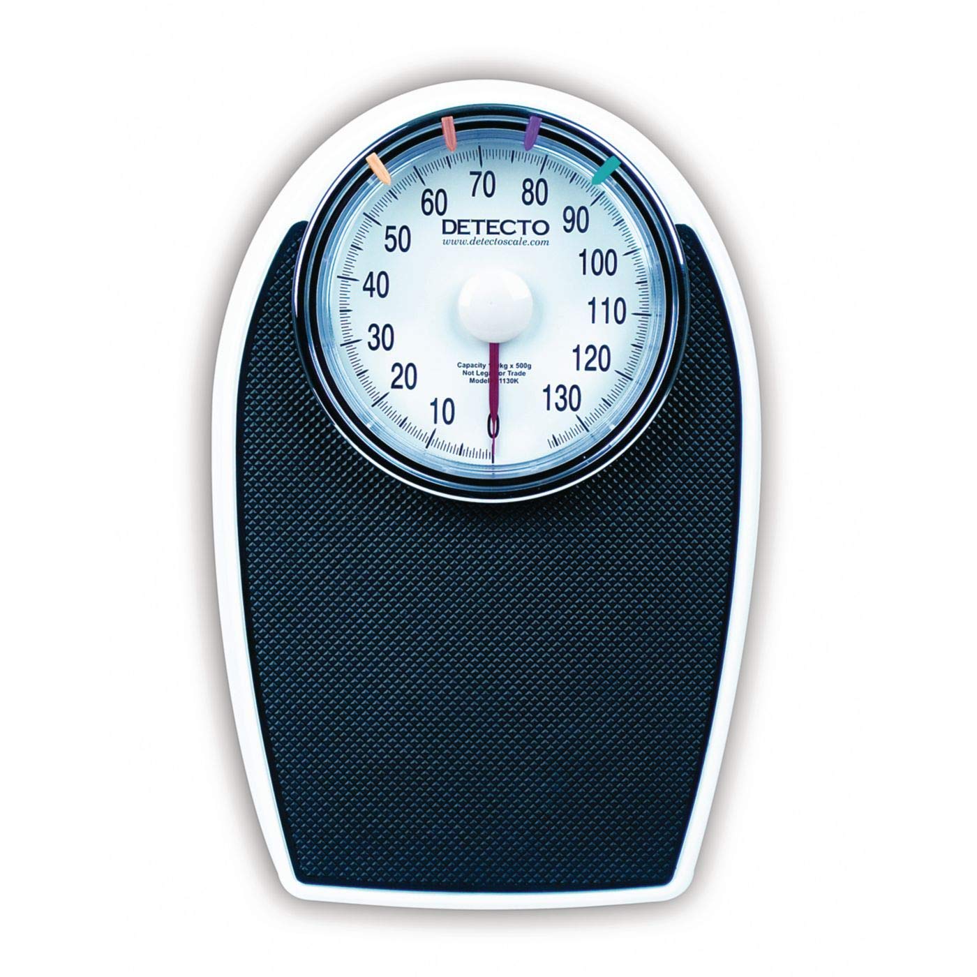 Detecto D1130 Digital Personal Floor Scale - Accurate Weight Measurement for Home, Gym, or Medical Use - Bathroom & Fitness Scale with Large Platform