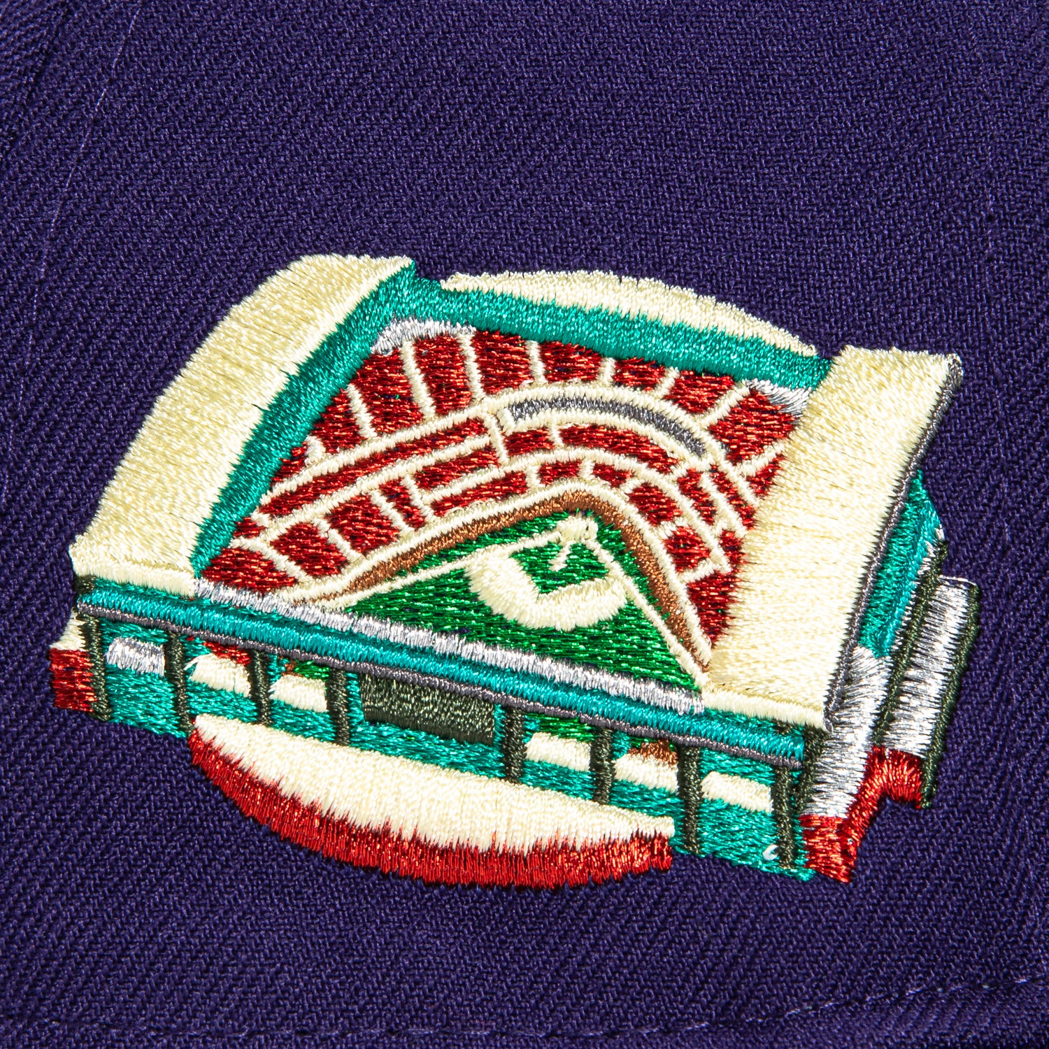 New Era 59Fifty Arizona Diamondbacks Chase Stadium Patch Script Hat - Purple, Ivory & Metallic Copper | MLB Baseball Cap for Fans, Game Day & Streetwear Fashion