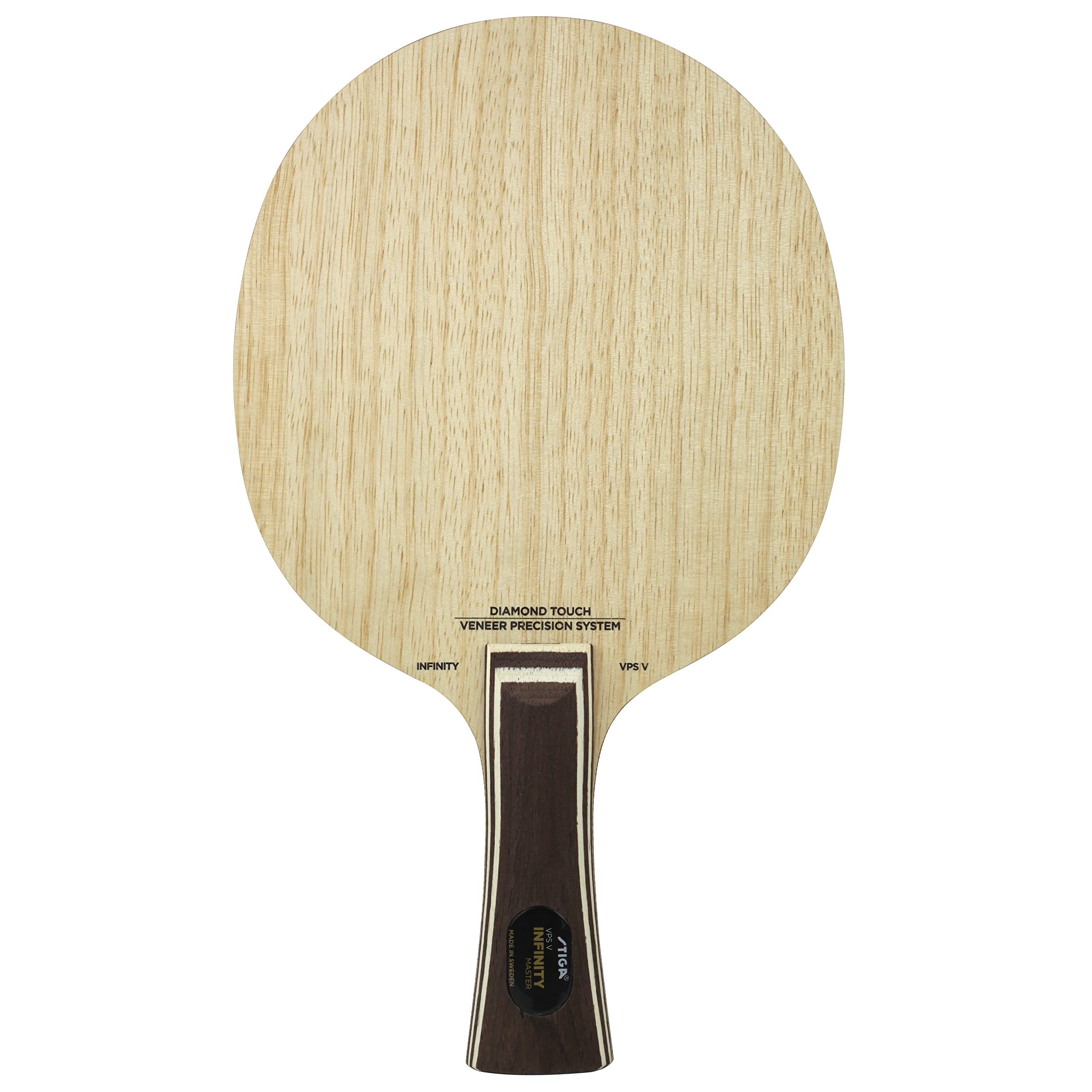 Premium Unisex Table Tennis Racket - Infinity VPS V Diamond Touch Master Grip 5-Ply Lightweight Offensive Blade | Professional Ping Pong Paddle for Competitive Play & Training | Perfect for Tournaments, Club Matches & Home Practice