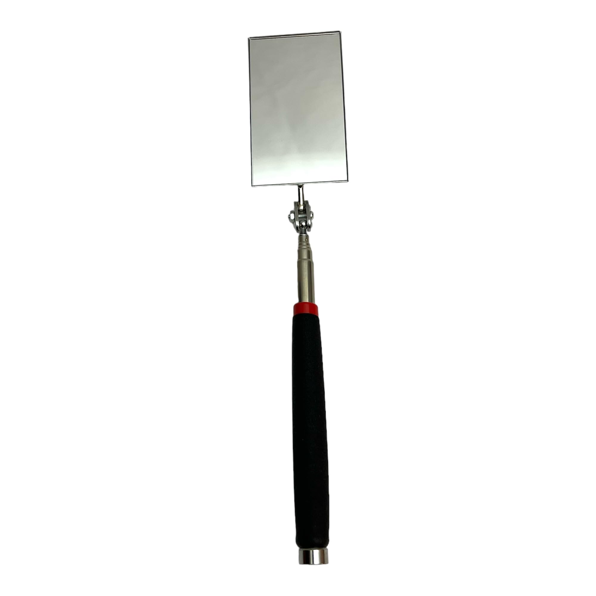 Shatterproof Unbreakable Telescoping Inspection Mirror - Acrylic Mirror with Magnetic End (No Glass, Rectangle Shape) - Perfect for Automotive, HVAC, and Plumbing Inspections