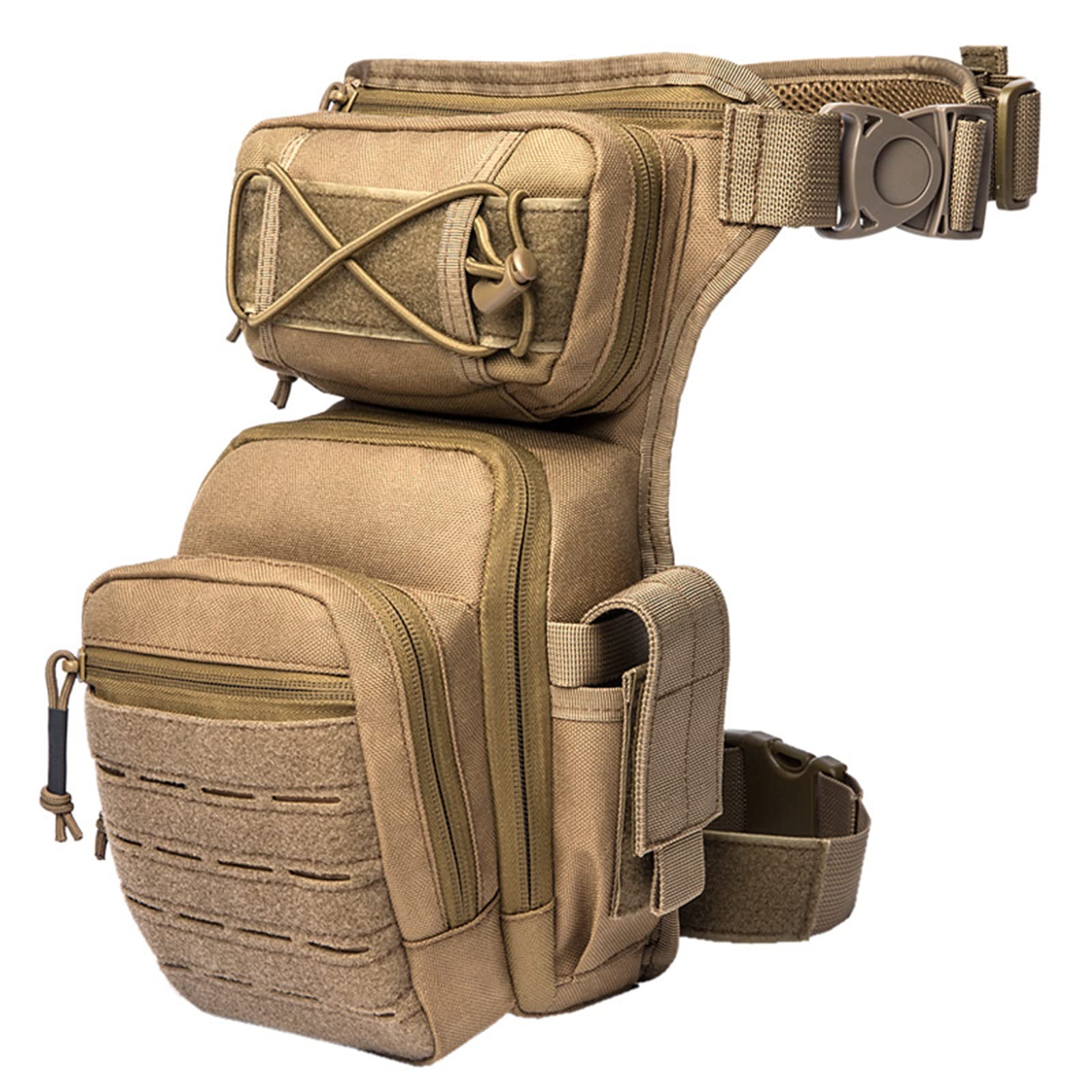 Leyeet Waterproof Tactical Drop Leg Bag - Military Grade Thigh Pouch for Outdoor Activities, Cycling, Hiking & Camping | Perfect for Gear Storage During Adventures & Tactical Missions