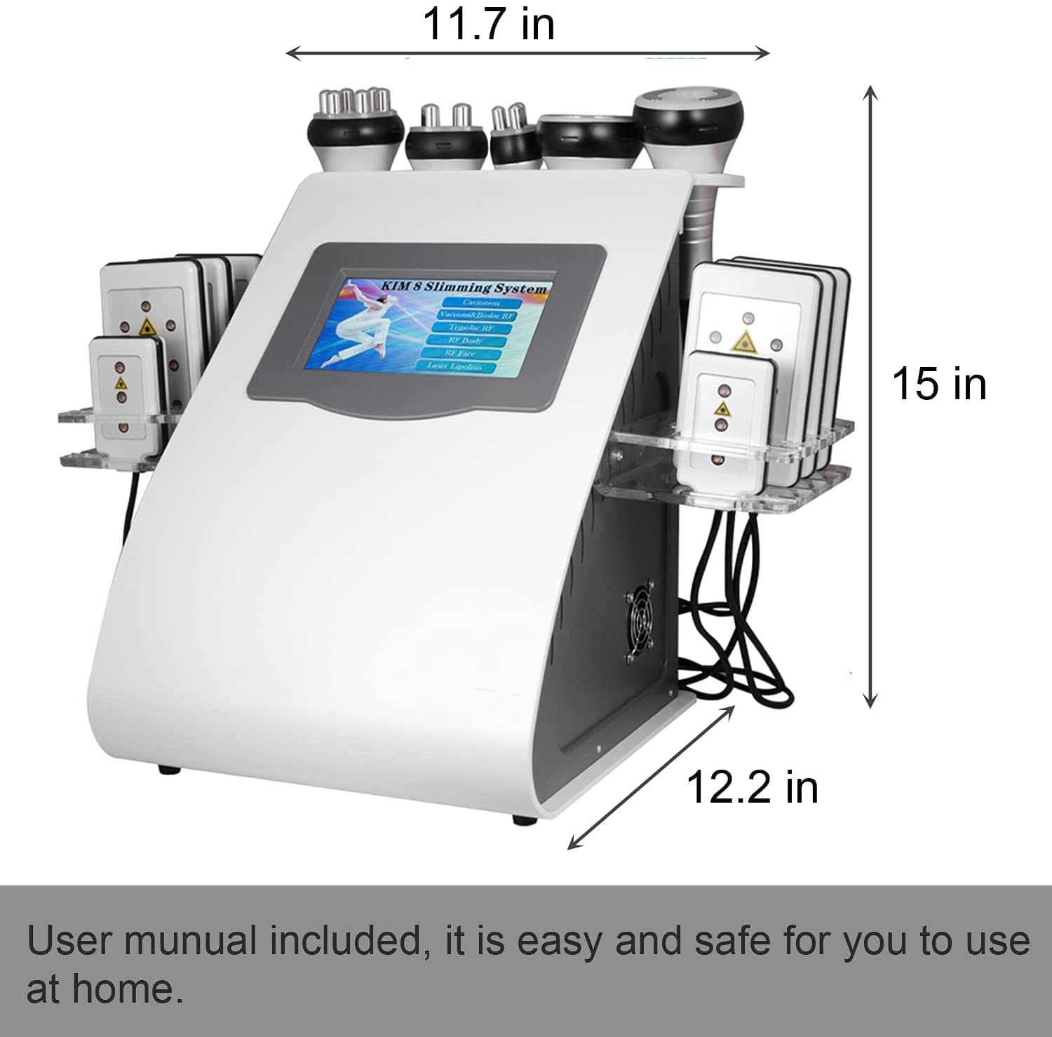 6-in-1 Professional Body Lipo Cavitation Machine for Fat Removal & Skin Tightening | Non-Invasive Body Sculpting & Skin Care Spa Device | Perfect for Home Use & Professional Clinics
