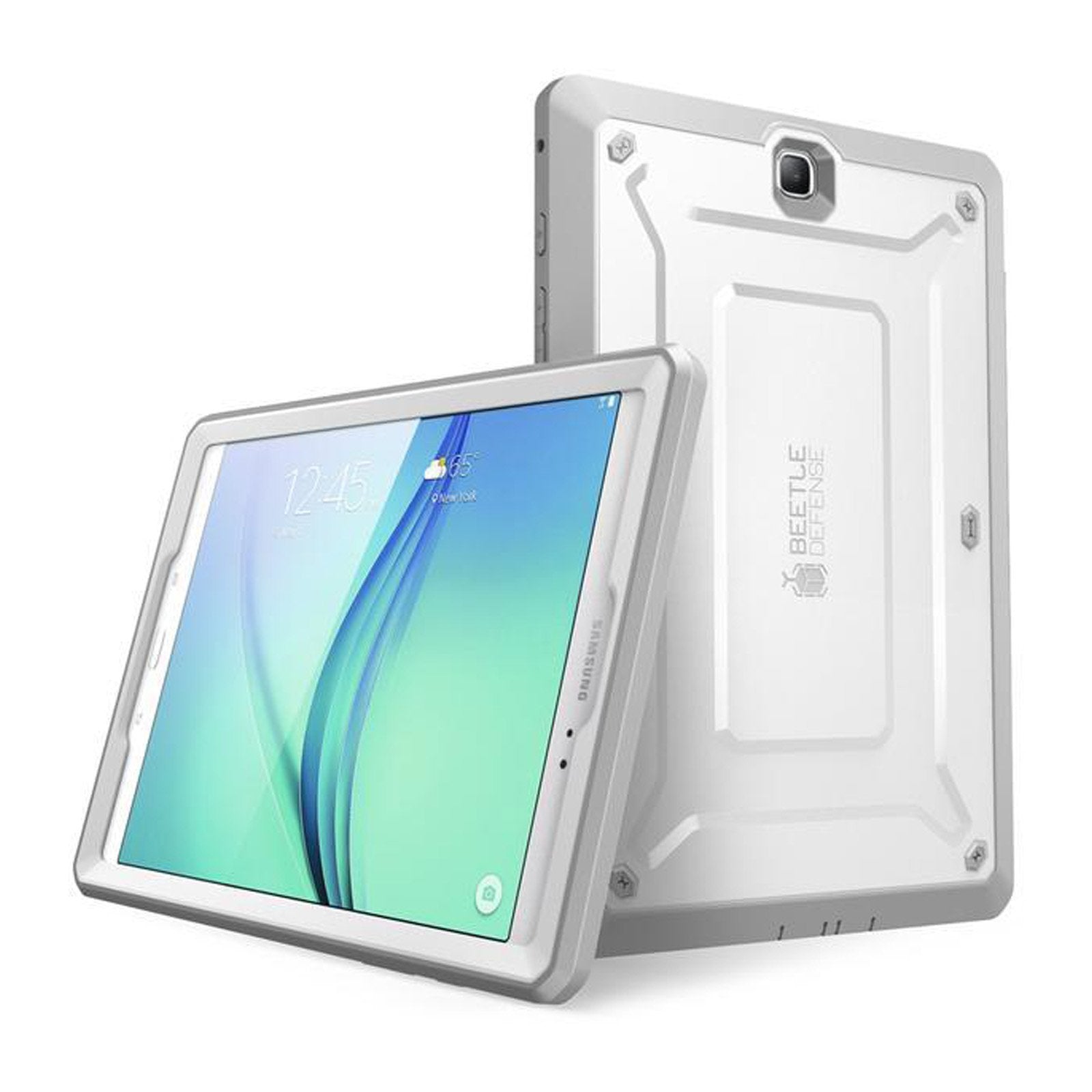 Samsung Galaxy Tab A 8.0 Inch (2016) Shockproof Rugged Case with Built-in Screen Protector | Heavy Duty Protection for Kids & Outdoor Use | White Unicorn Beetle Pro Series