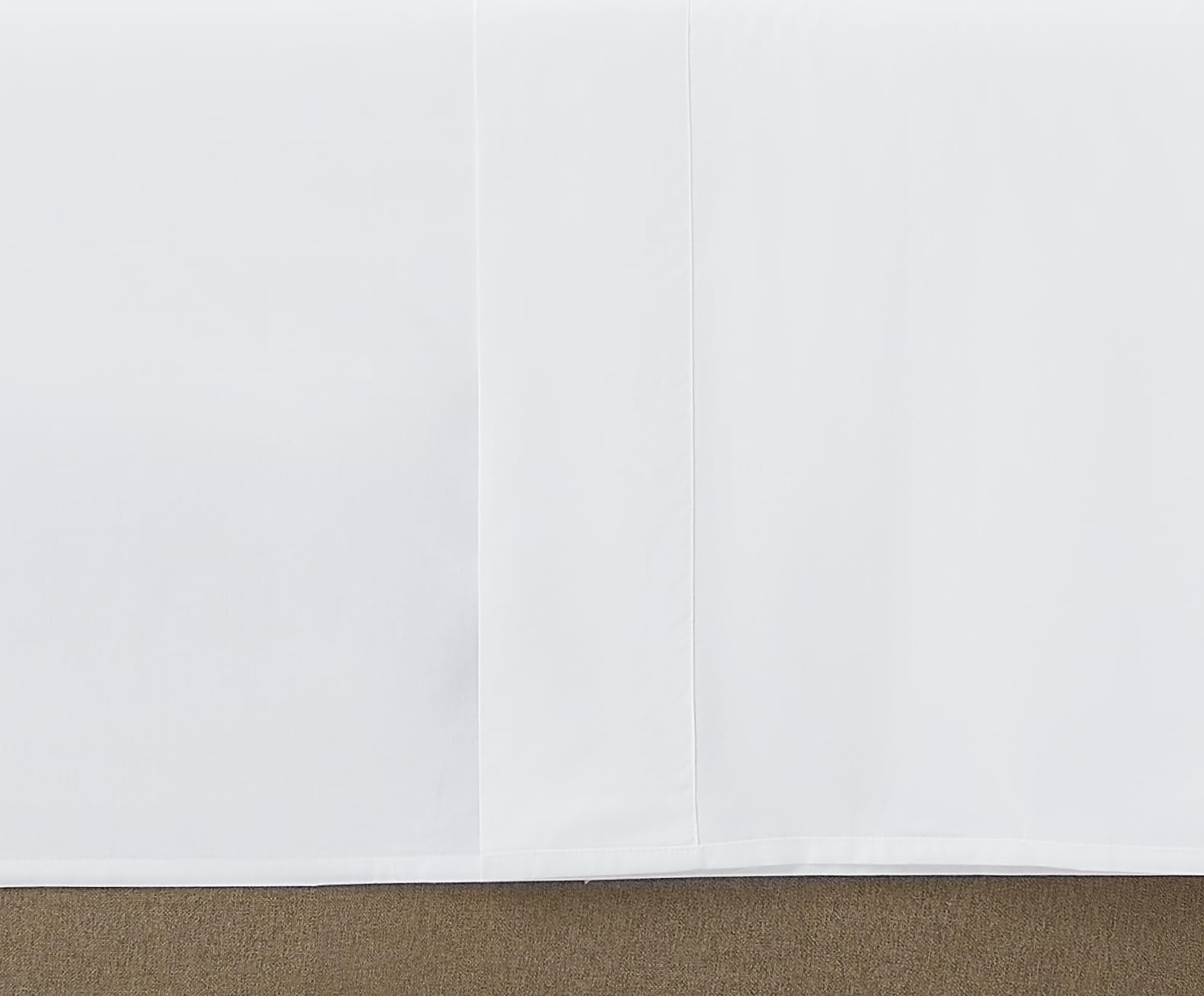 Luxury 100% Organic Cotton 4-Piece Queen Sheet Set - 144 Thread Count, Breathable & Soft, Arctic White - Perfect for Master Bedroom, Guest Room & Airbnb