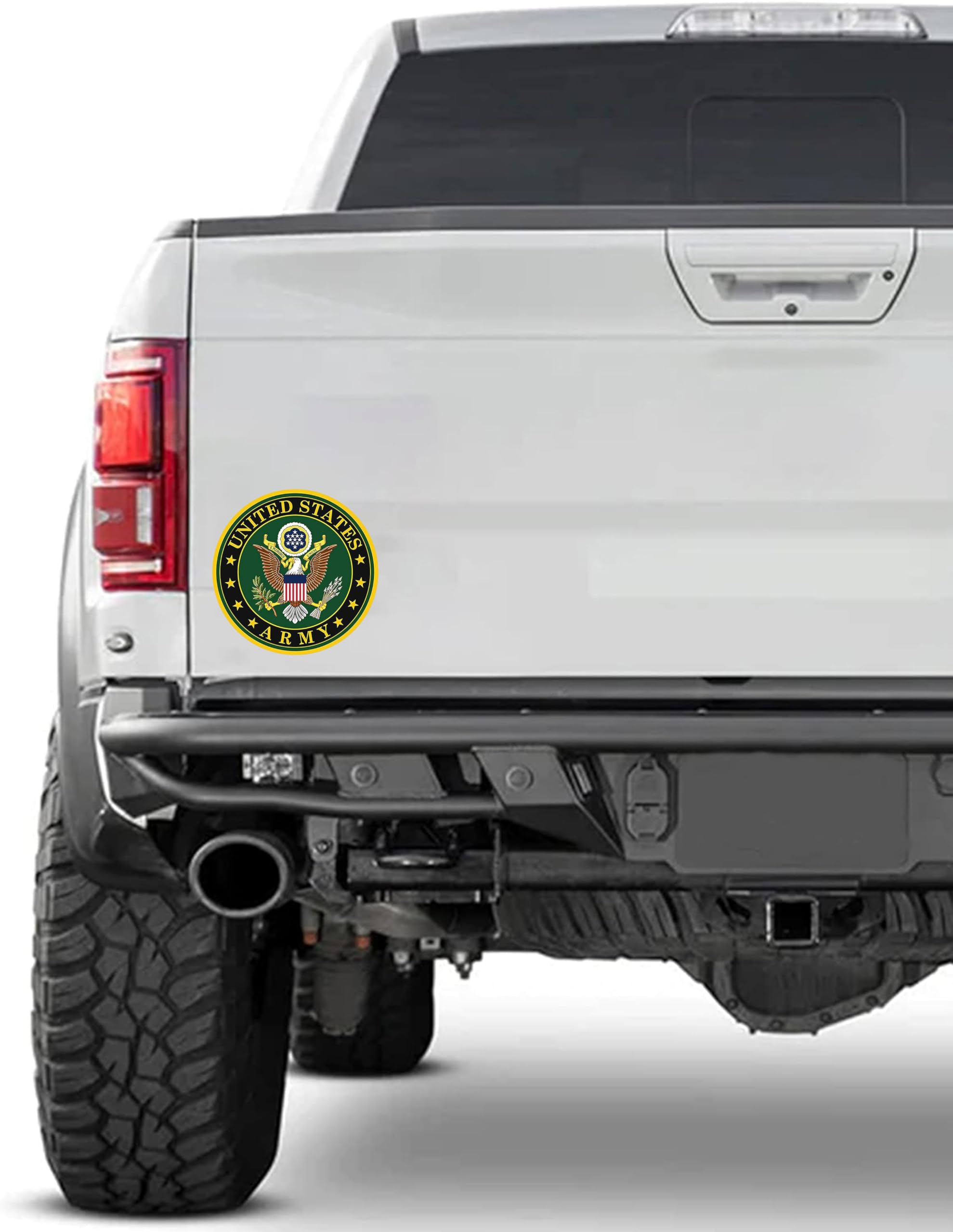 US Army Military Wall HQ Vinyl Decal Sticker - Pack of 3 | 3-Inch Patriotic Army Emblem for Cars, Trucks, Windows, Laptops | Durable Weatherproof Design - Perfect for Home, Office, Vehicle & Military-Themed Decor
