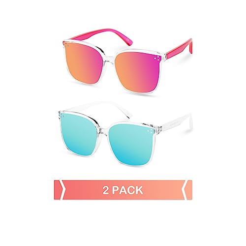 Pink & Light Blue