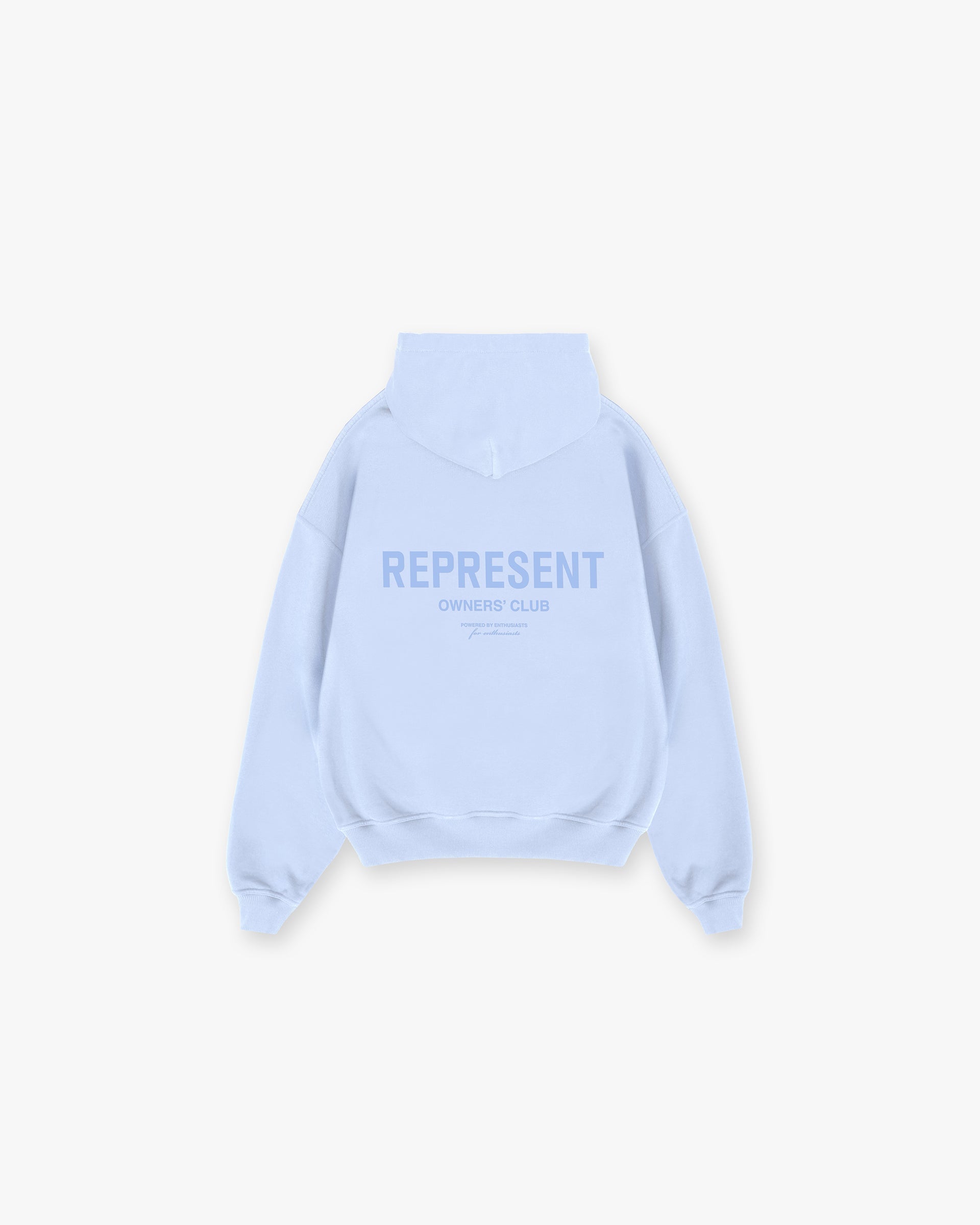 Represent Owners Club Hoodie - Vista Blue | Premium Streetwear Pullover for Men & Women | Perfect for Casual Wear, Gym & Outdoor Activities