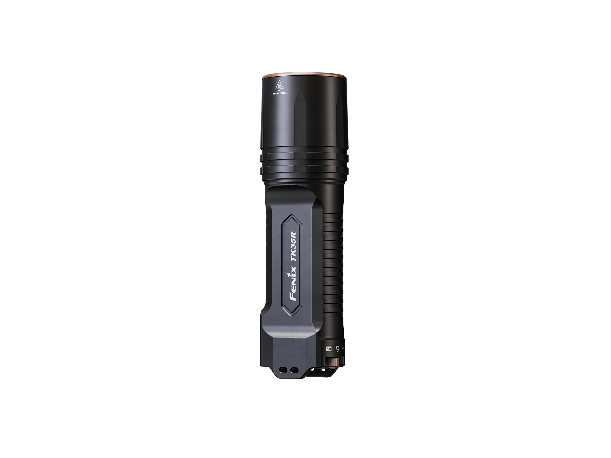 Fenix TK35R Rechargeable 2000 Lumen Tactical Flashlight with UV Light - High Performance LED Torch for Camping, Hiking, Emergency & Outdoor Adventures