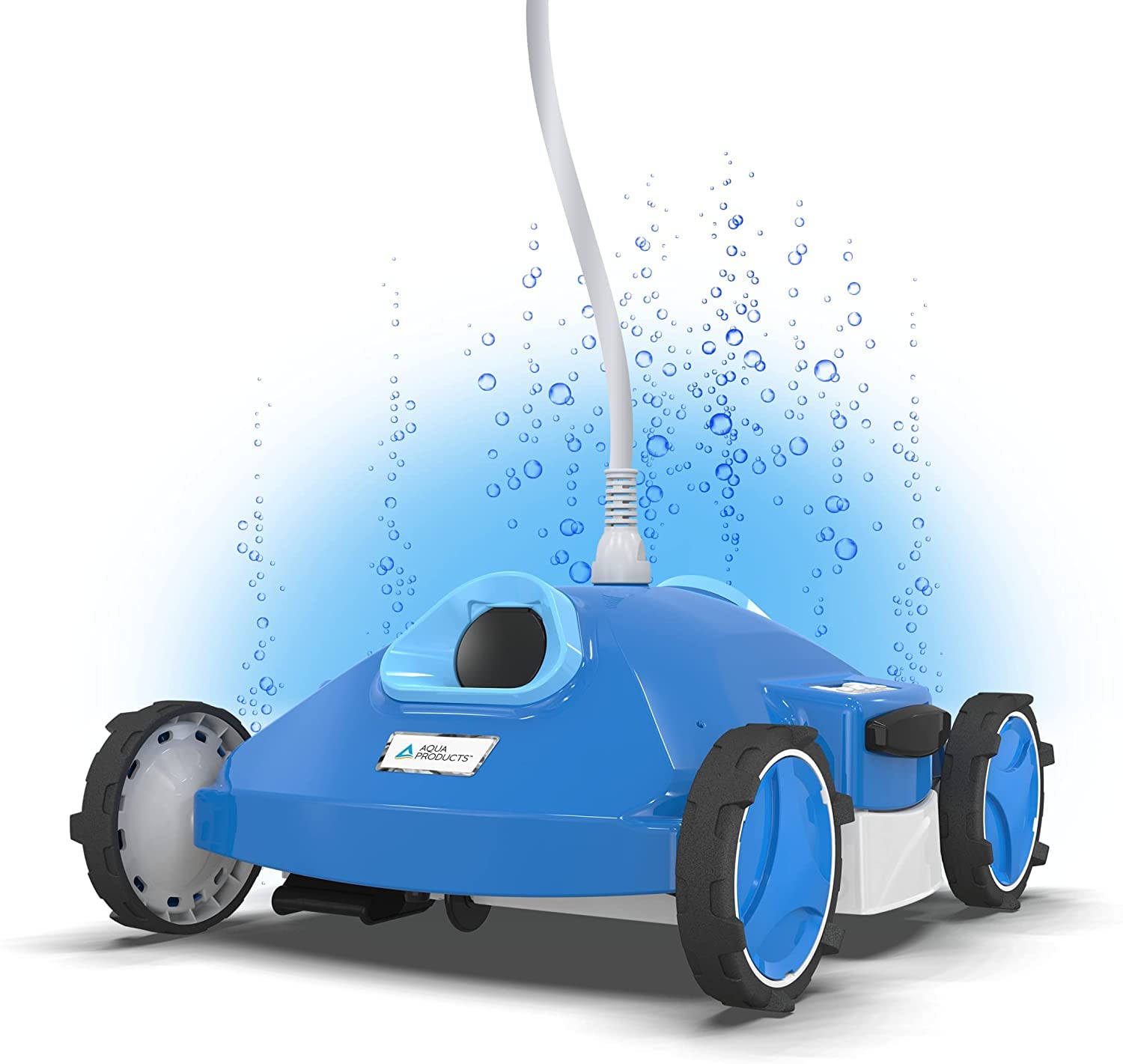 Aqua Products Dash AG Jet Automatic Robotic Pool Cleaner for Above-Ground Pools up to 30ft | Powerful JetBlast Technology with Dual Debris Bags | Ideal for Inground & Above-Ground Pool Maintenance | Perfect for Backyard, Vacation Homes & Commercial Pools