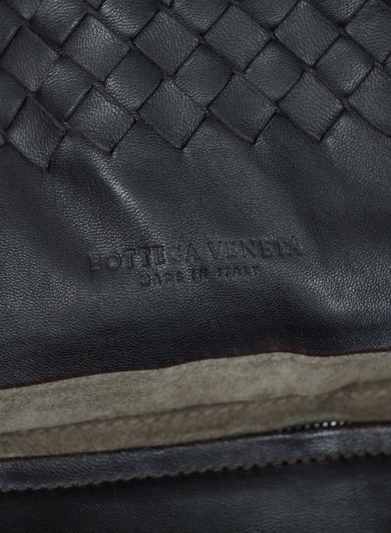 Bottega Veneta Woven Leather Shopper Bag in Dark Brown - Perfect for Work, Travel & Everyday Luxury