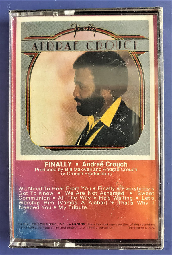 Andraé Crouch - Finally (Cassette Tape Album) - Gospel Music - VG+ Condition - Perfect for Collectors & Vintage Music Lovers