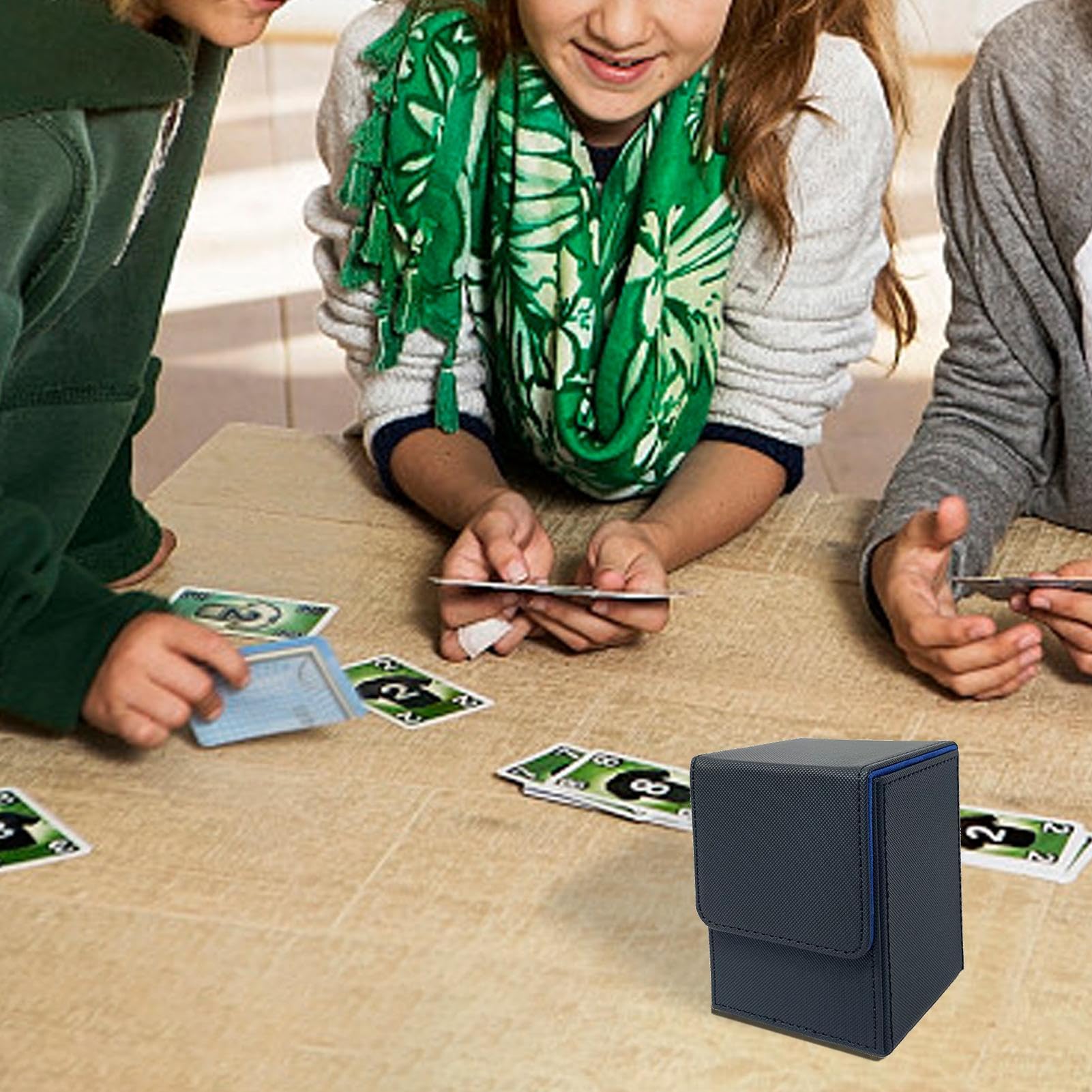 Premium Magnetic Deck Holder - Horizontal Card Storage Box for MTG, Pokemon & Yugioh | Secure & Organized Deck Box for Collectible Trading Cards | Perfect for Gaming, Travel & Home Display