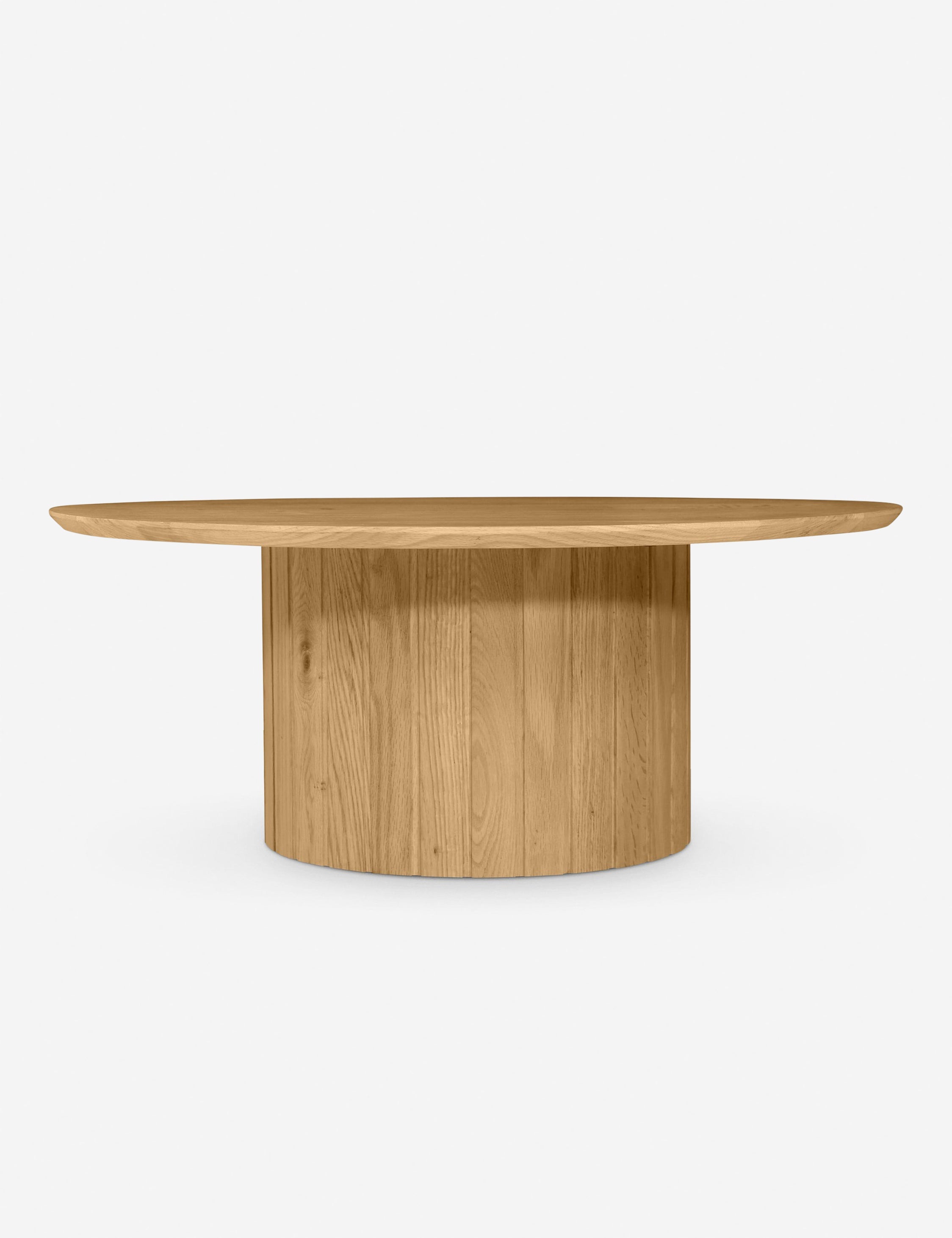 Modern Round Coffee Table - Solid Wood Living Room Center Table for Home Decor, Coffee & Conversations - Perfect for Small Spaces, Apartments & Cozy Gatherings