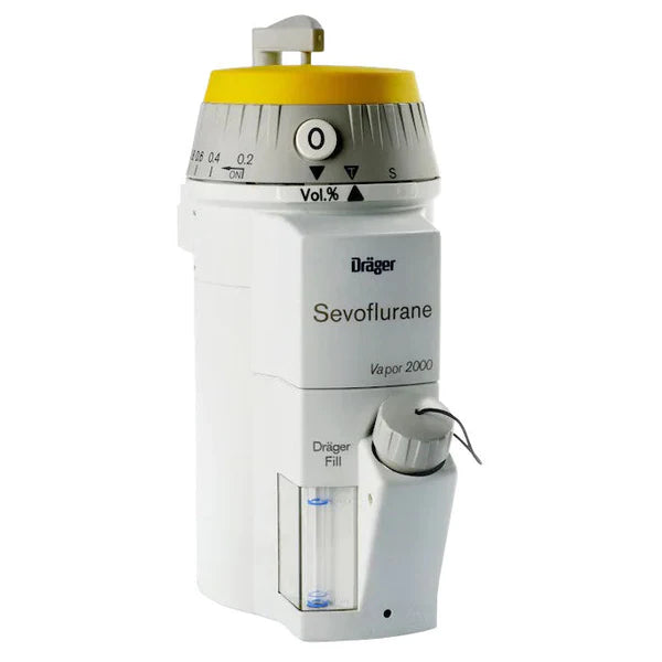 Drager Vapor 2000 Sevoflurane or Isoflurane Anesthetic Machine - Brand New Selectatec Mount - Compatible with Ohmeda - Perfect for Hospital Operating Rooms & Veterinary Clinics