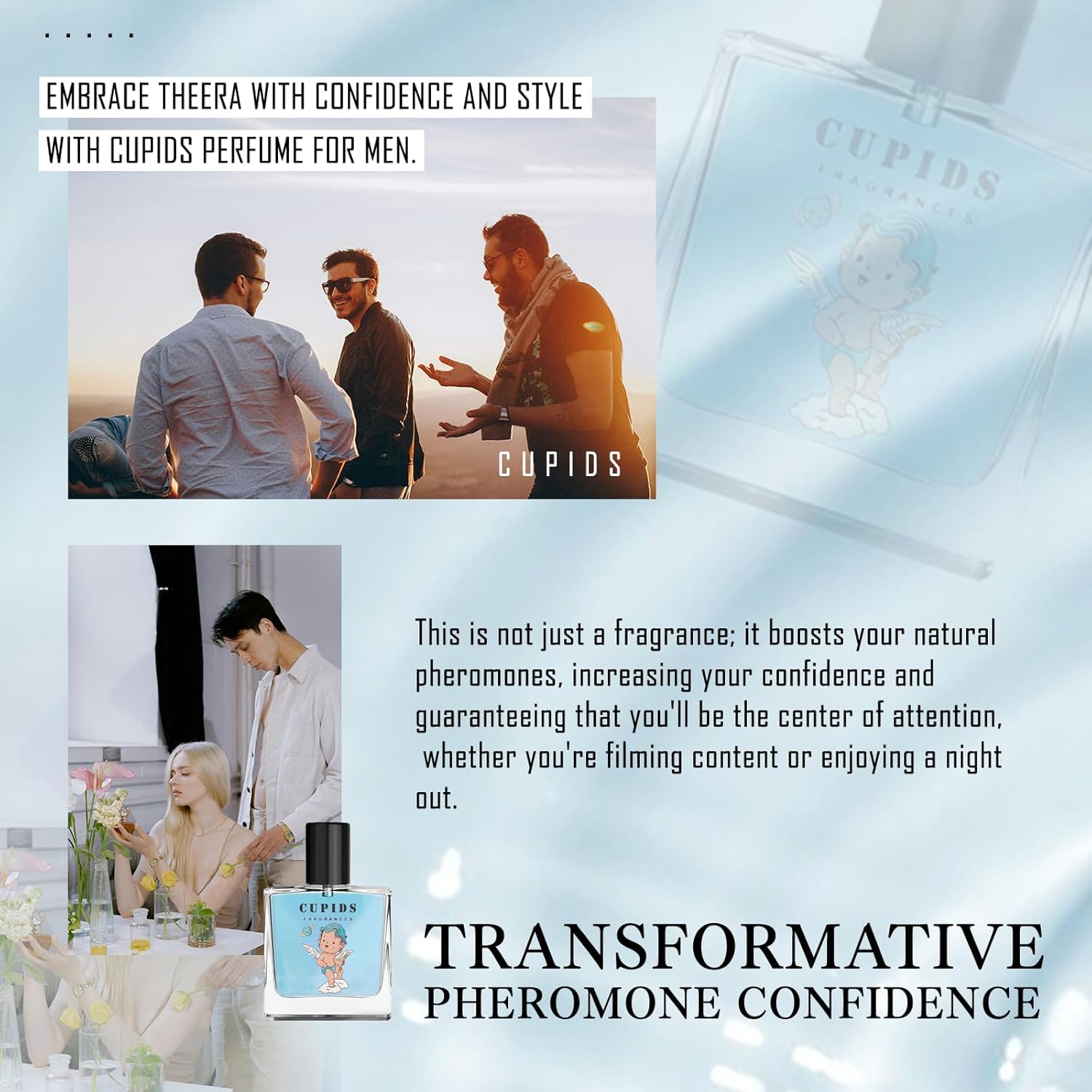 Best Cupid's Hypnosis 2.0 Cologne for Men - Pheromone-Infused Fragrance to Boost Attraction & Confidence | Long-Lasting Scent for Dating, Night Out & Special Occasions