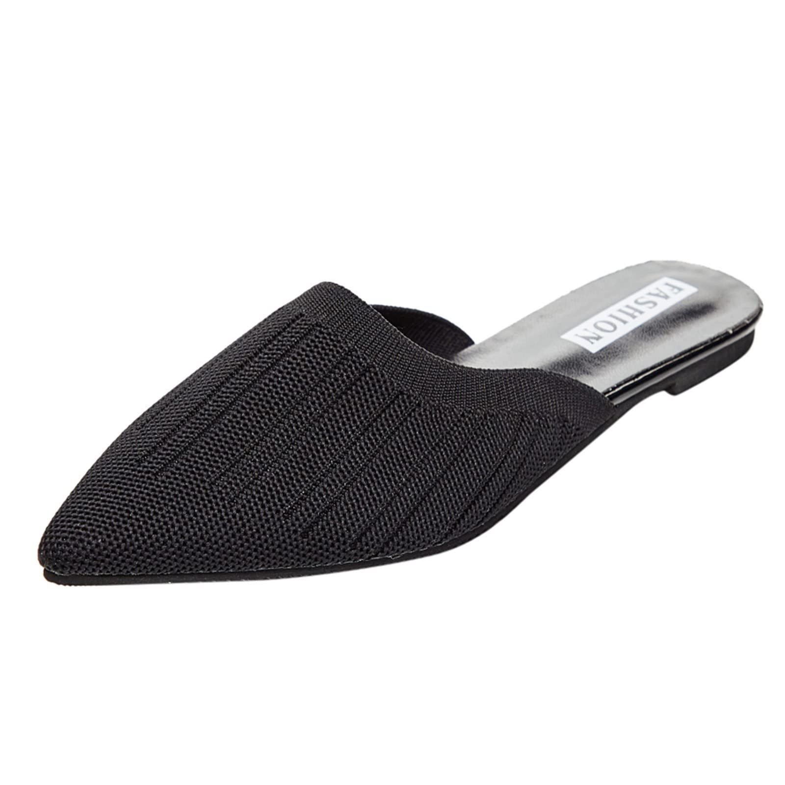 Breathable Women's Open Toe Slippers - Comfortable Summer Sandals for Casual Wear, Beach & Home Use - Fashion Flat Pointed Design for All-Day Comfort