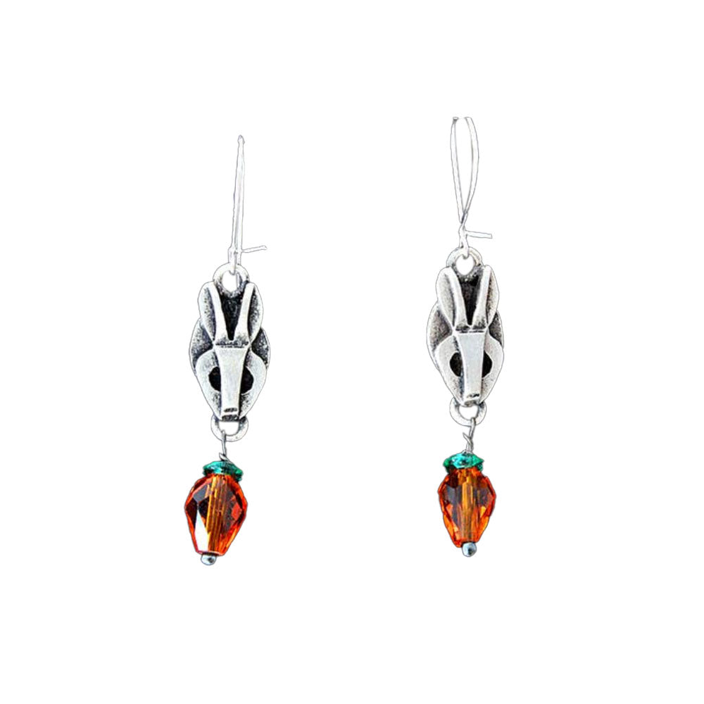 Cute Bunny Earrings for Women - Dainty Animal Jewelry for Everyday Wear | Perfect Gift for Easter, Spring & Casual Outfits