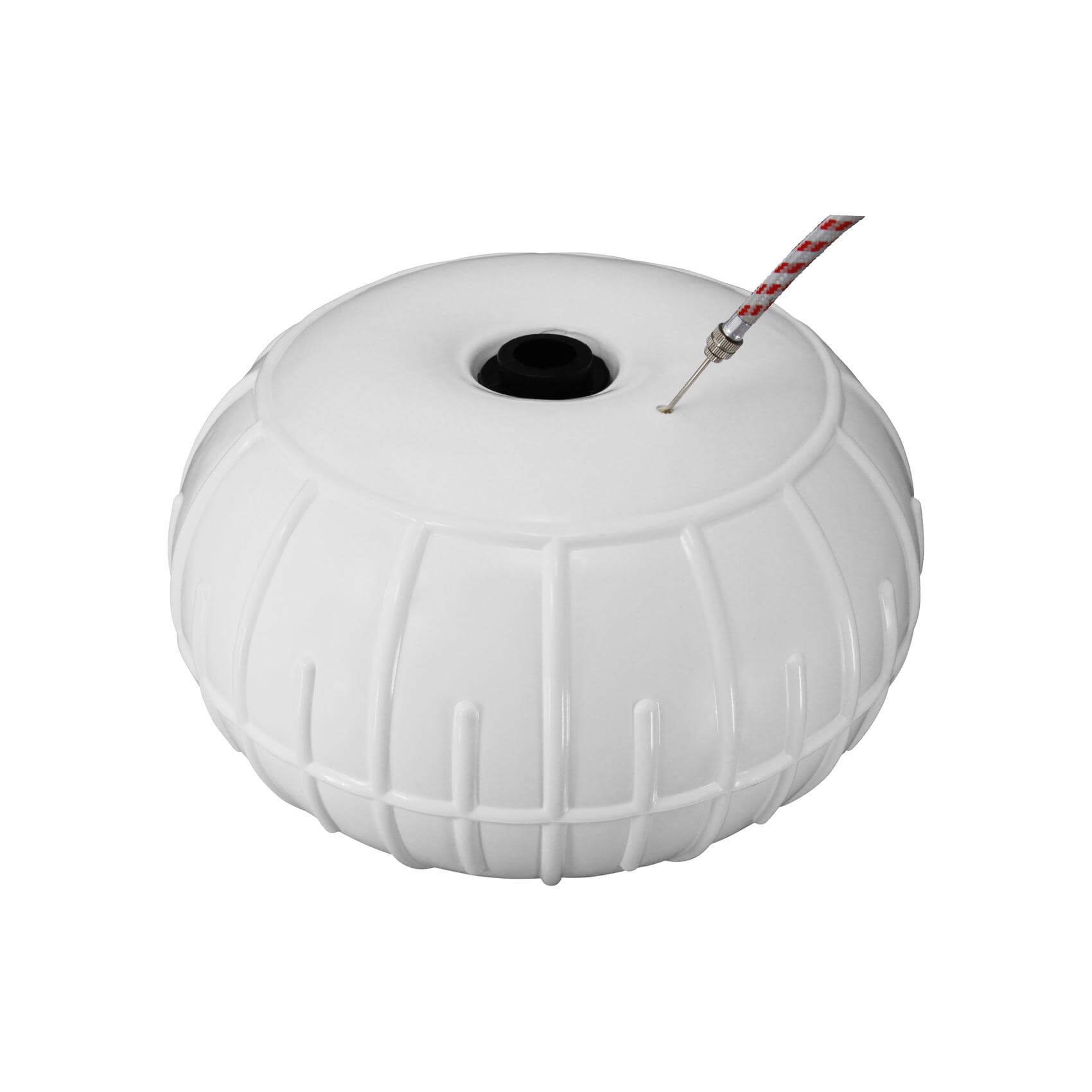 Premium White Dock Wheel Rolling Fender/Bumper for Boats - Marine-Grade Protection for Docking & Mooring - Perfect for Yachts, Sailboats & Watercraft