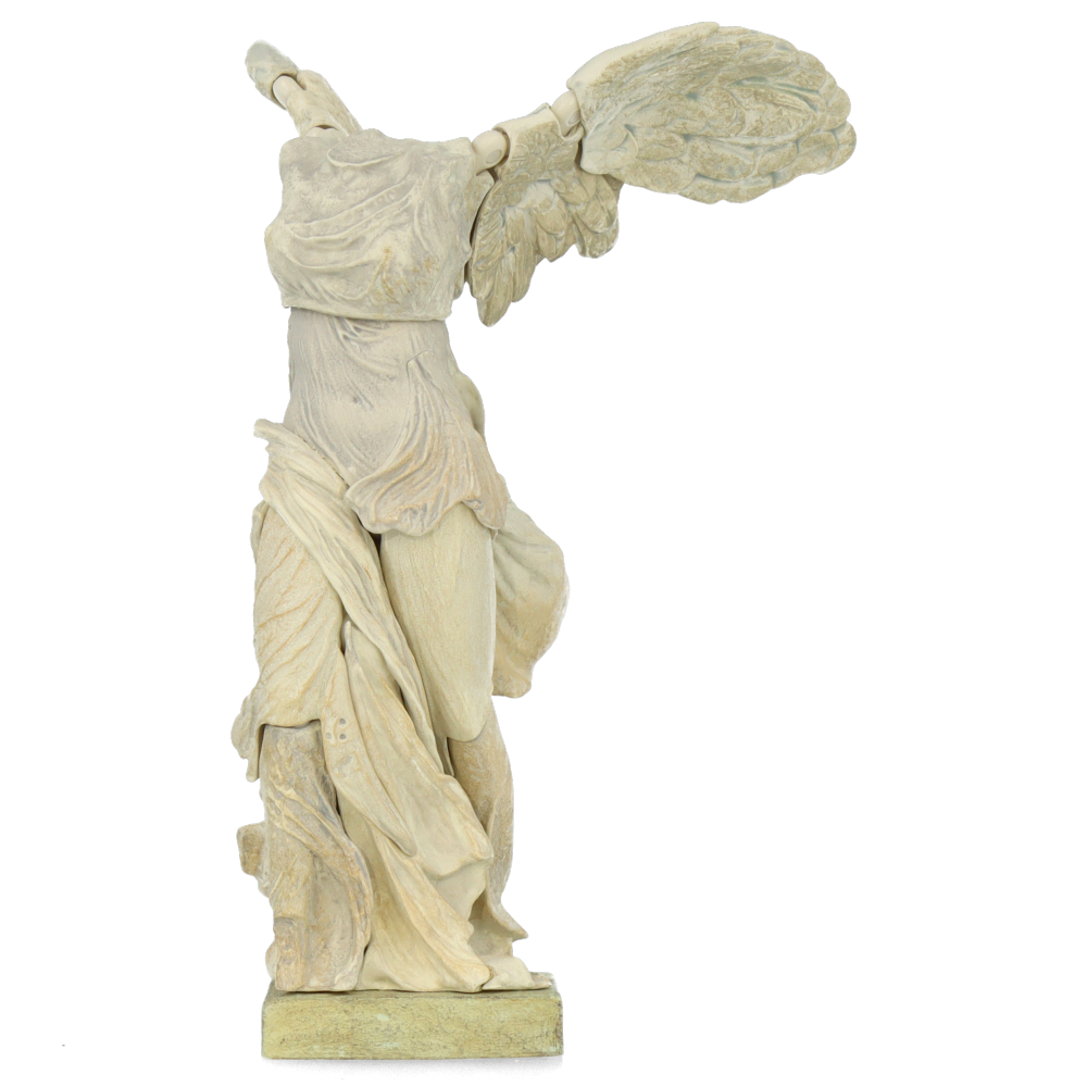 Figma La Victoire de Samothrace Statue - Table Museum Collection - Miniature Greek Winged Victory Sculpture for Home Decor, Office Display & Collector's Showcase