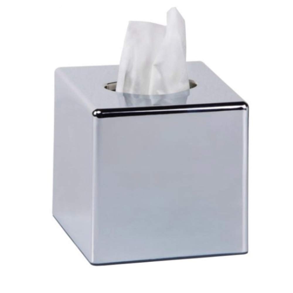 Mirror Tissue Box Cover - Square Decorative Tissue Dispenser Holder for Home, Office, Car & Bathroom | Stylish Storage Solution for Living Room, Bedroom, Kitchen & Desk Organization