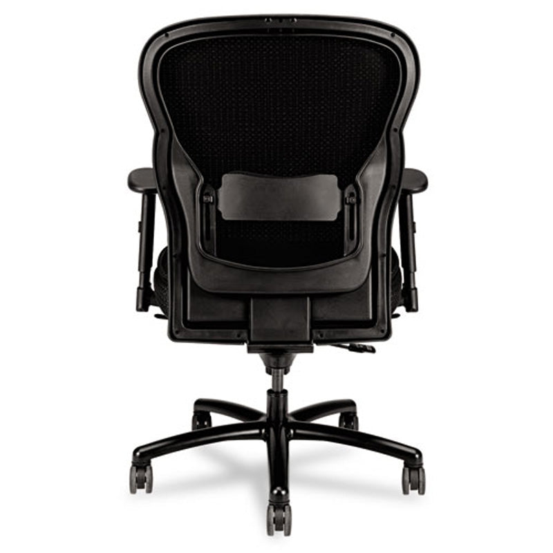 705 Big & Tall Mesh Office Chair - Ergonomic Executive Chair with Adjustable Height & Lumbar Support - Black Mesh Back & Seat - Perfect for Home Office, Gaming & Conference Rooms