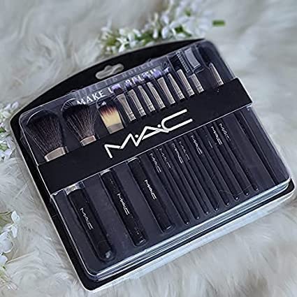 **GNASTAS Professional M.A.C Makeup Brush Set - 12-Piece Synthetic Makeup Brushes for Foundation, Powder, Eyeliner & Eyeshadow - Perfect for Bridal, Party & Everyday Makeup (Ideal for Women & Girls)**    *(Use Cases: Great for bridal makeup, glamorous party looks, daily beauty routines, and professional makeup artists.)*