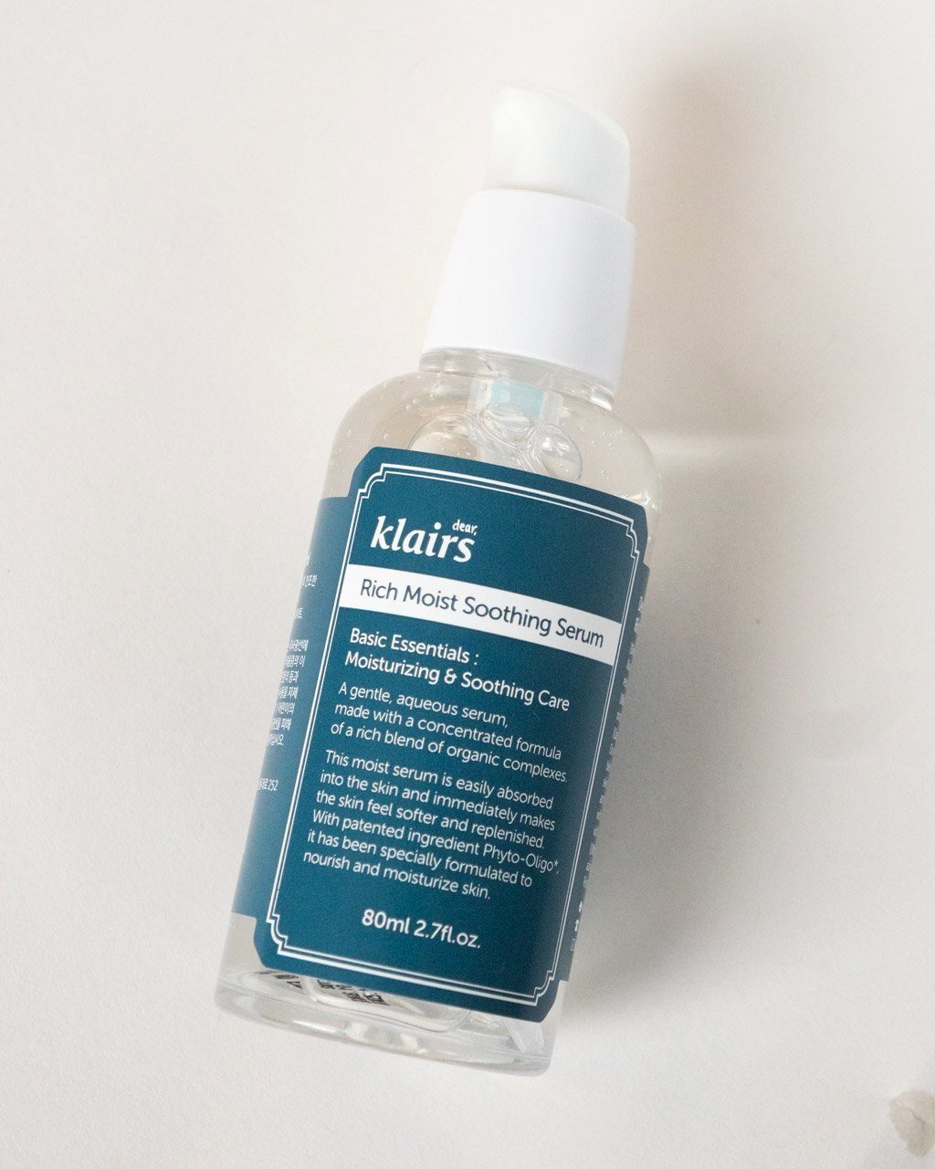 Rich Moist Soothing Serum for Face - Hydrating & Nourishing Facial Treatment for Dry & Sensitive Skin | Day & Night Skincare Routine