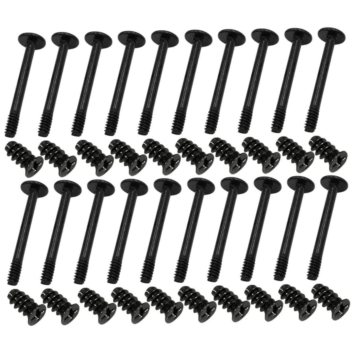 HEMOTON 50pcs Computer Case Fan Screws Set - Short Cooling Fan Mounting Screws for PC Case, Laptop Cooling & DIY Computer Build Accessories (Perfect for Gaming PC, Workstation & Home Office Setup)