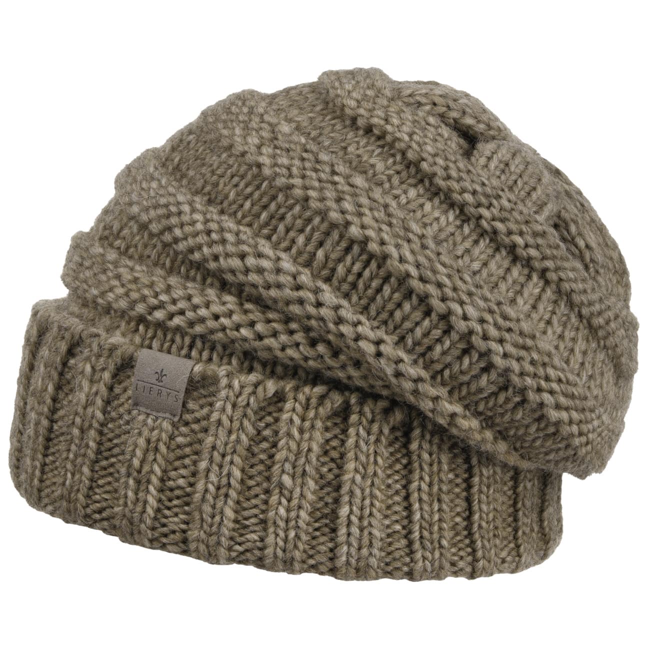 Lierys Long Beanie Knit Hat for Men & Women - Winter Warm Stretchy Slouchy Beanie - Cozy Soft Ribbed Knit Cap for Cold Weather - Perfect for Skiing, Hiking, and Outdoor Activities