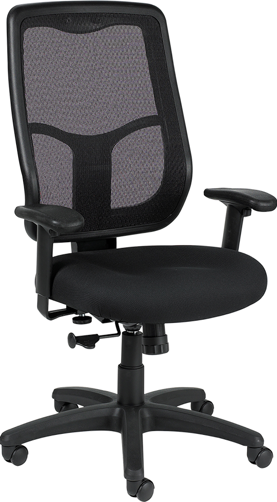 Eurotech Apollo High Back Ergonomic Office Chair with Ratchet Back Adjustment - MTHB94 - Perfect for Home Office, Gaming, and Professional Workspaces